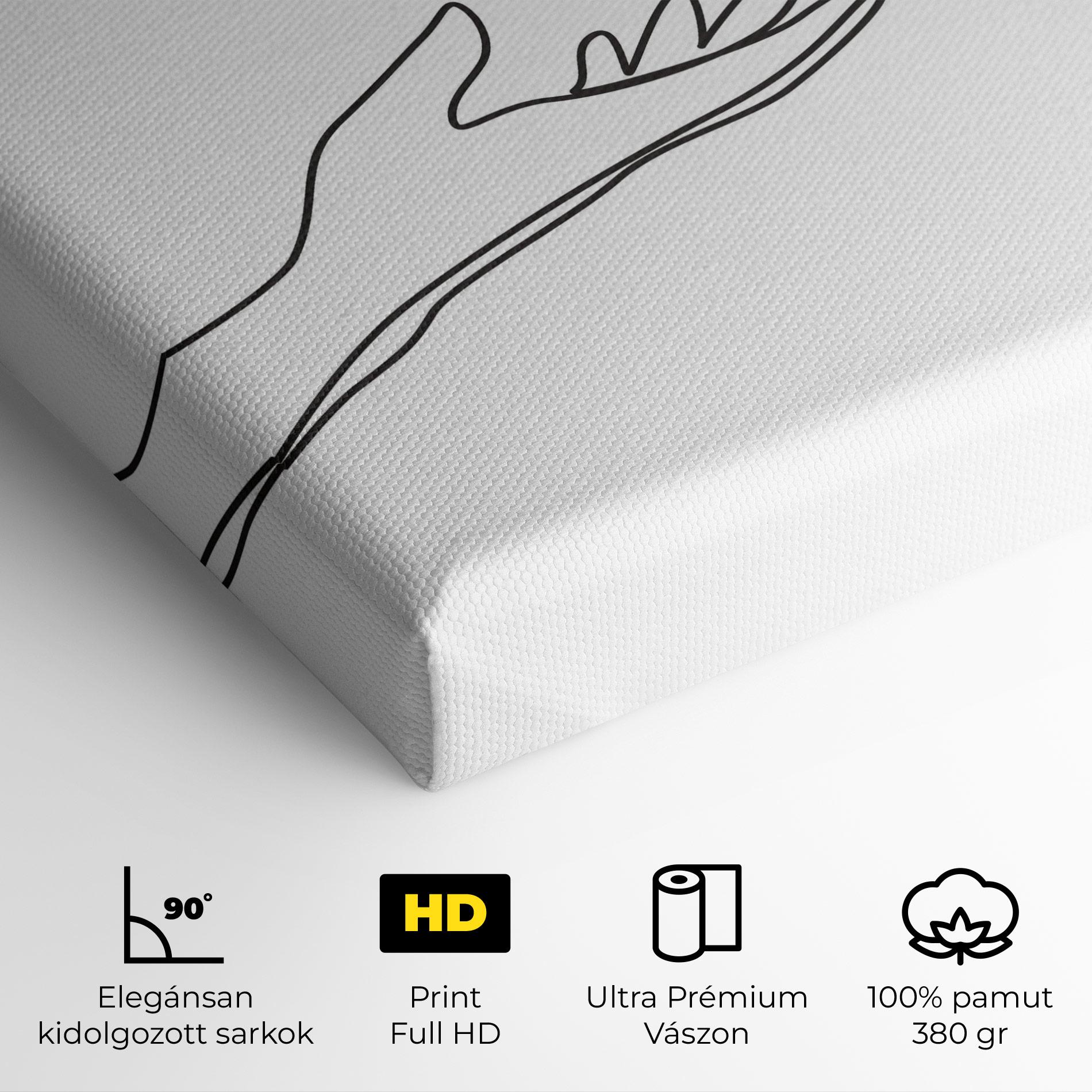 Vászonkép Hands Reaching mockup 4