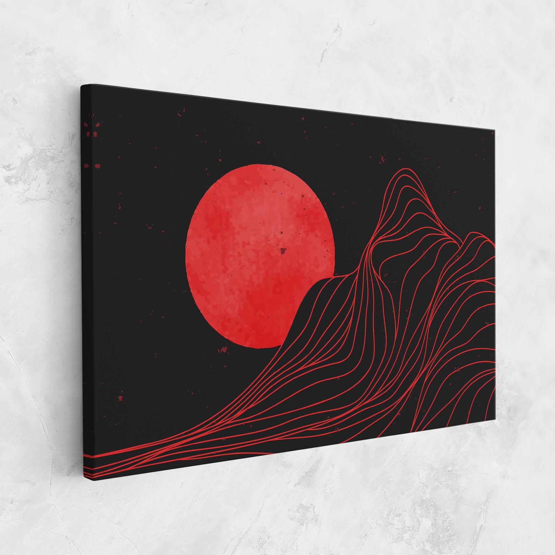Vászonkép Bloody Moon mockup 1