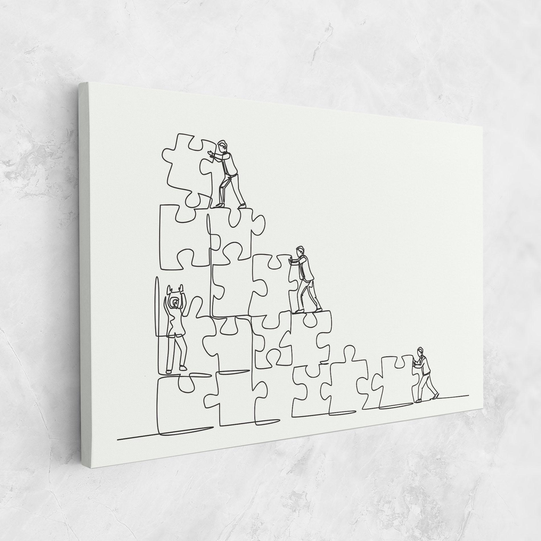 Vászonkép Businessman Up mockup 1