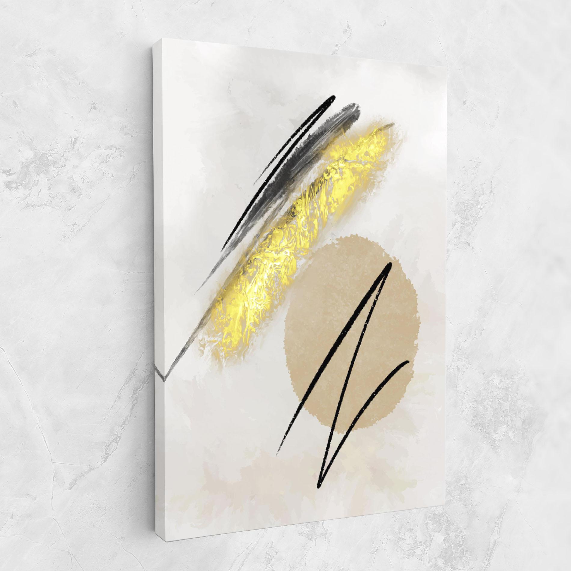 Vászonkép Gold Brush mockup 1