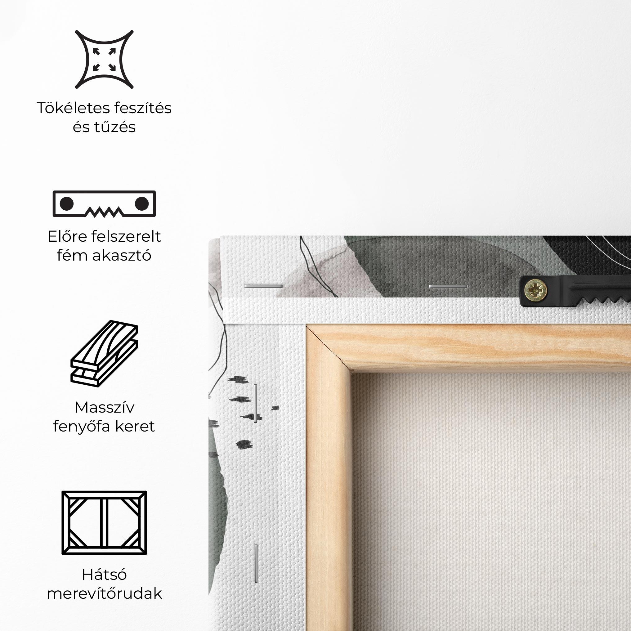 Vászonkép Green Watercolor mockup 5