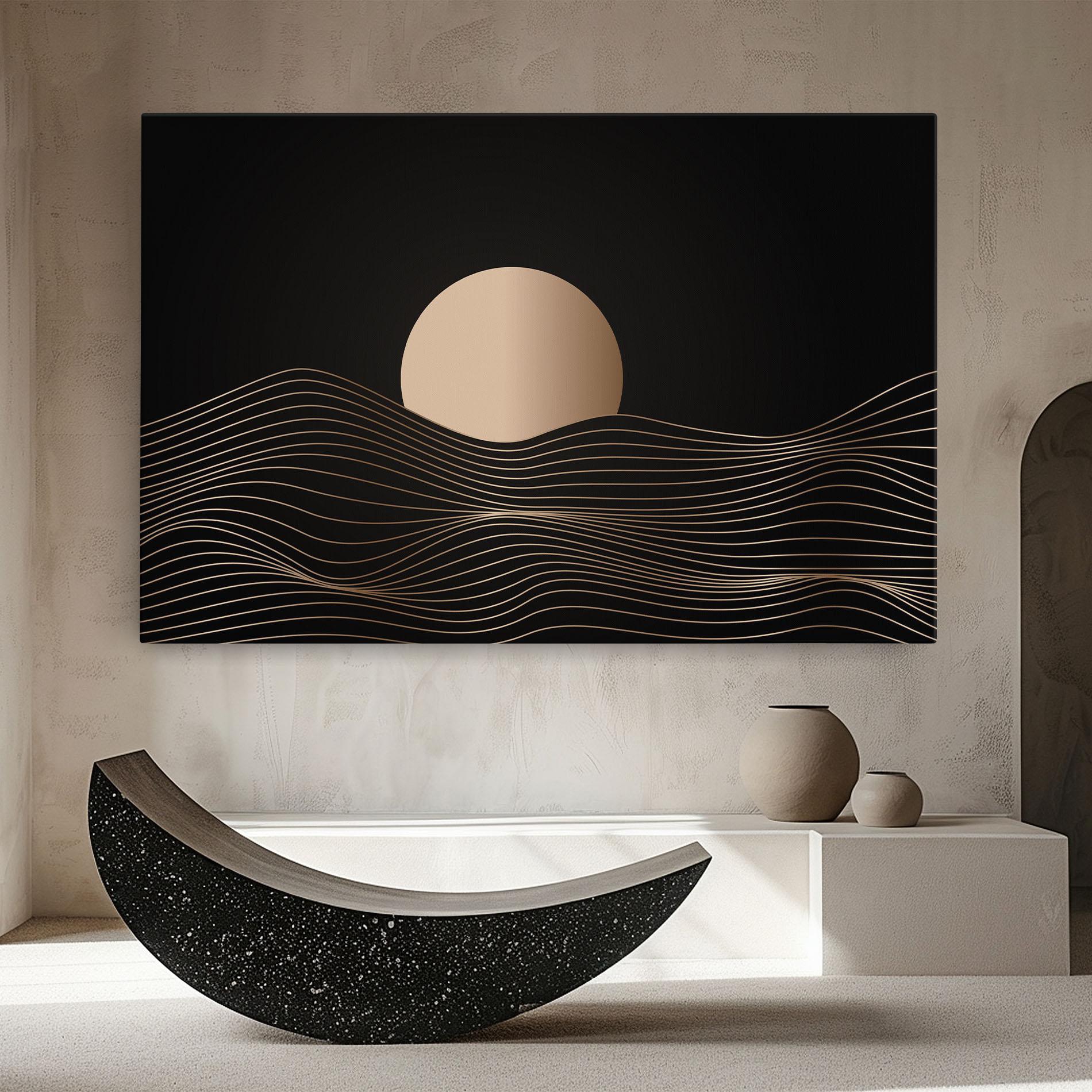 Vászonkép Cream Moon mockup 8