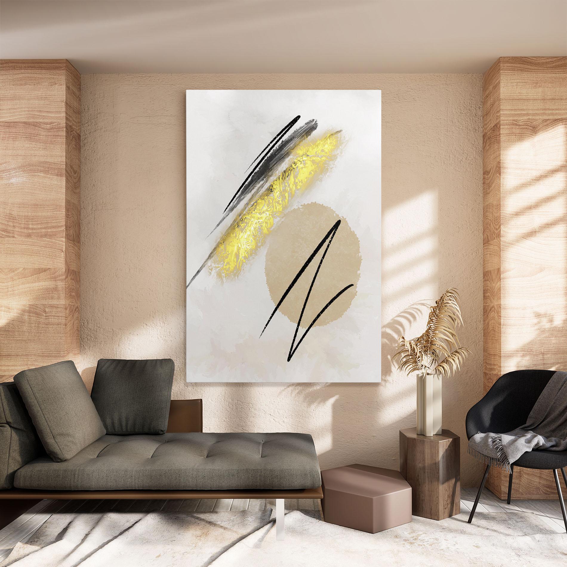 Vászonkép Gold Brush mockup 8