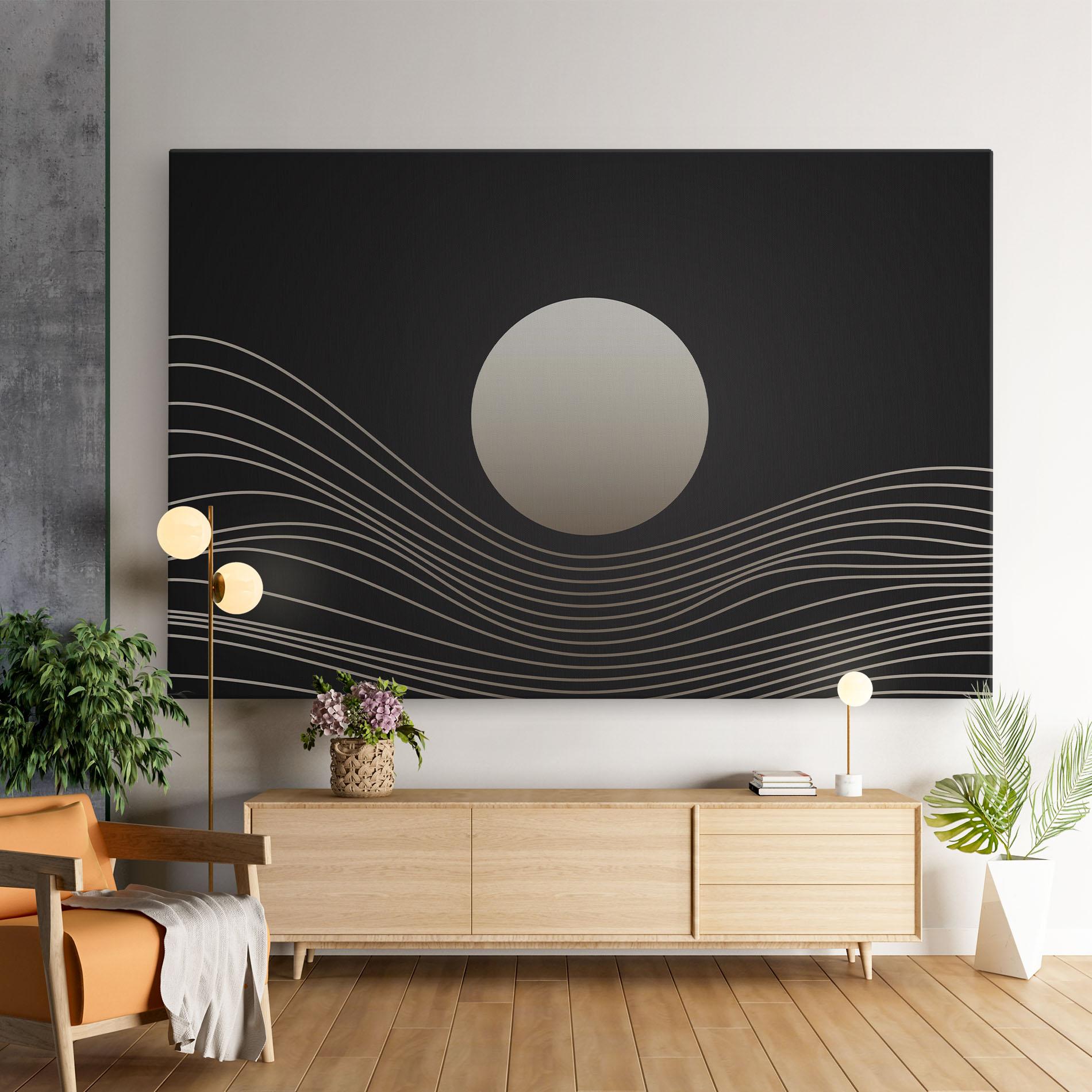 Vászonkép Grey Moon mockup 9