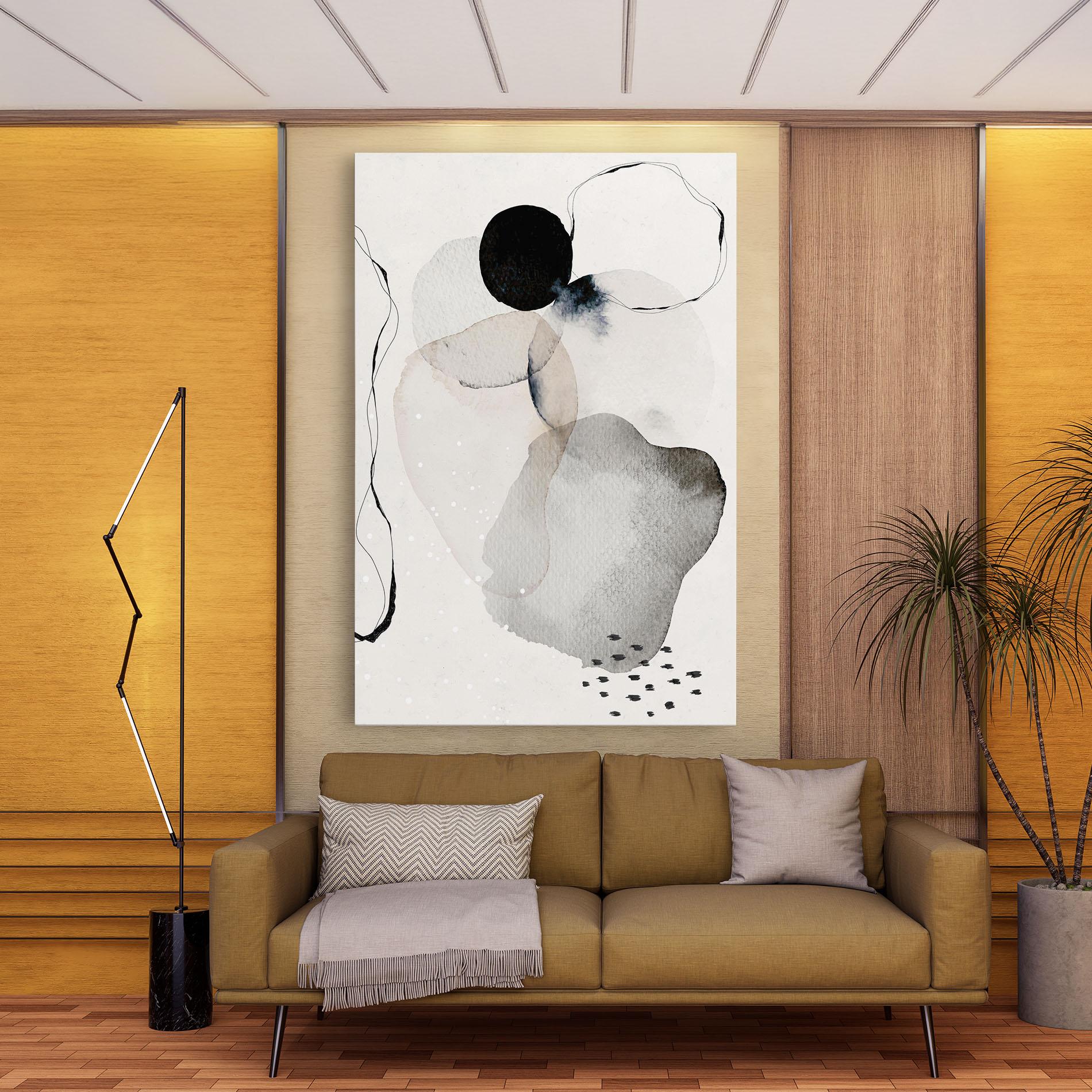 Vászonkép Water Color Art mockup 9