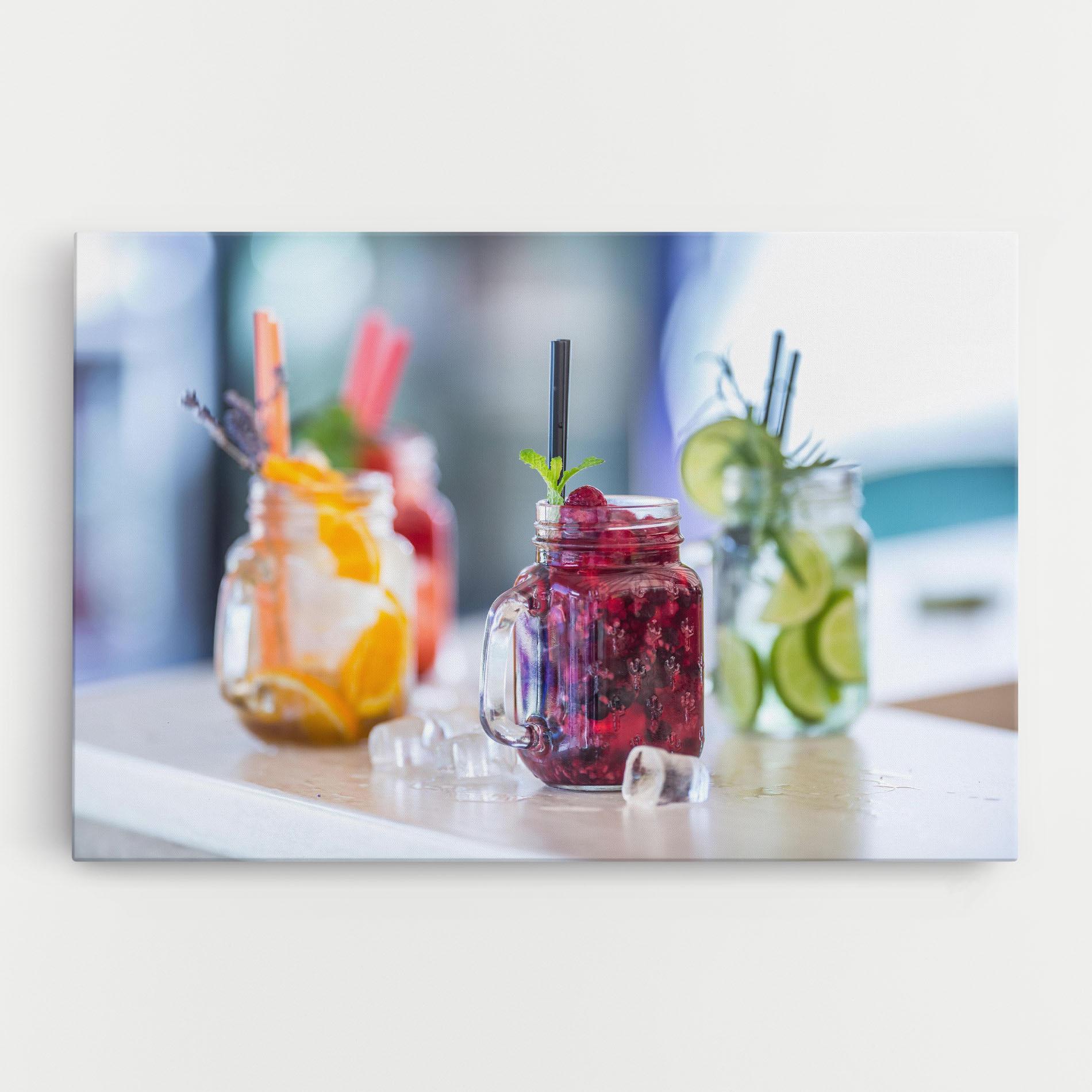 Vászonkép Orange Lime Lemonades mockup 0