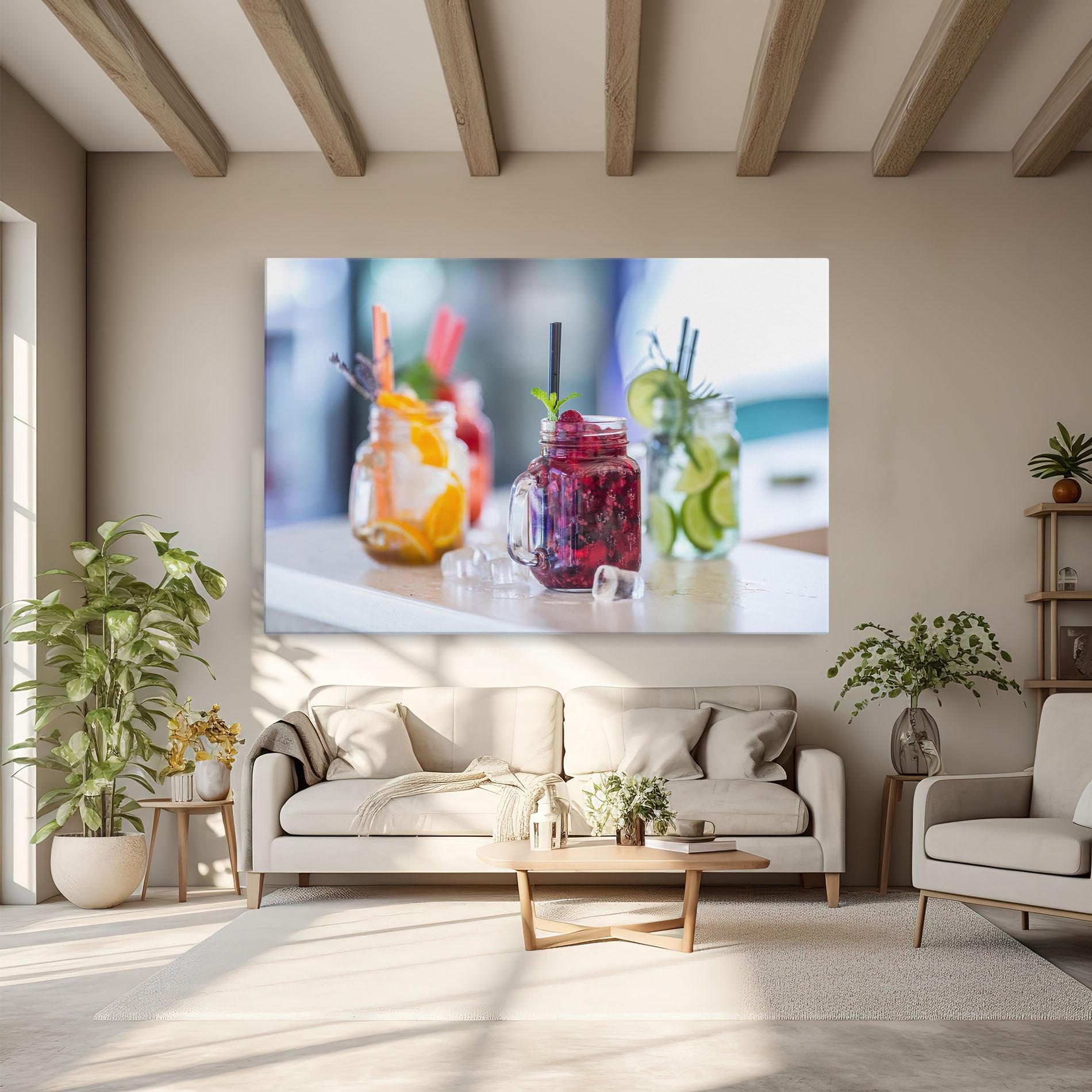 Vászonkép Orange Lime Lemonades mockup 6