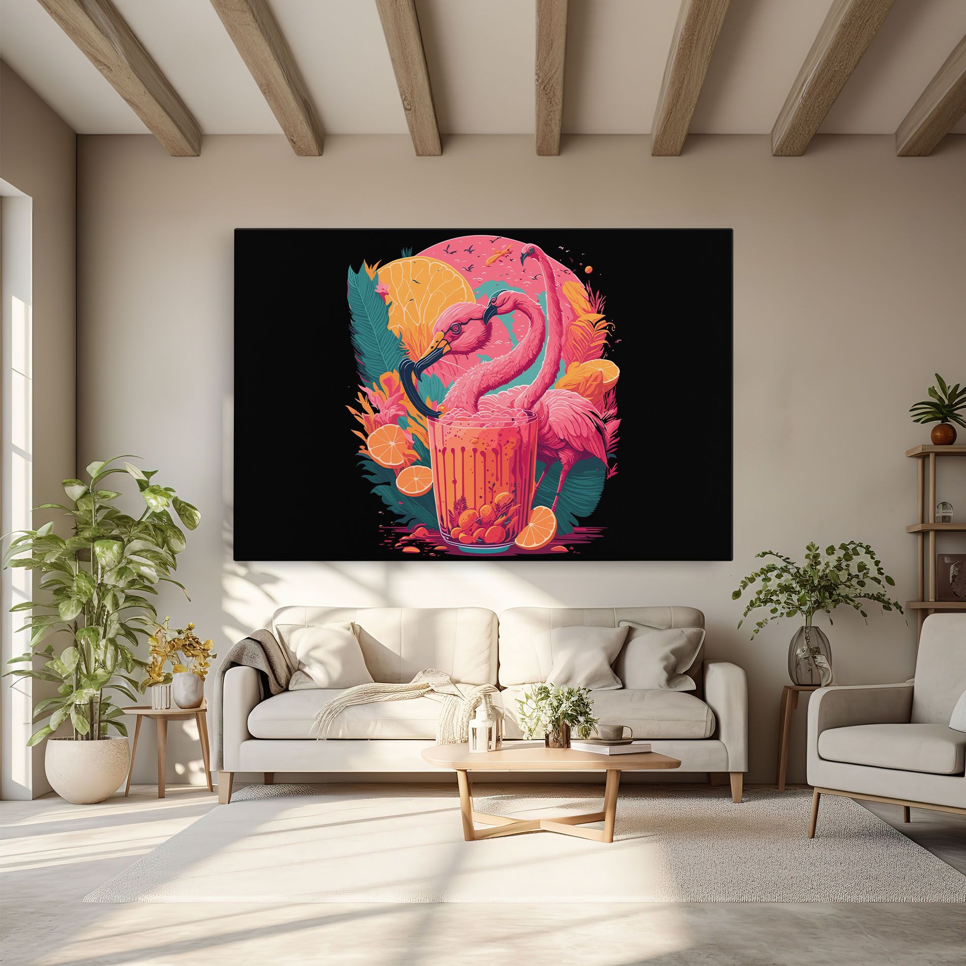 Pink Bird Drink mockup 6