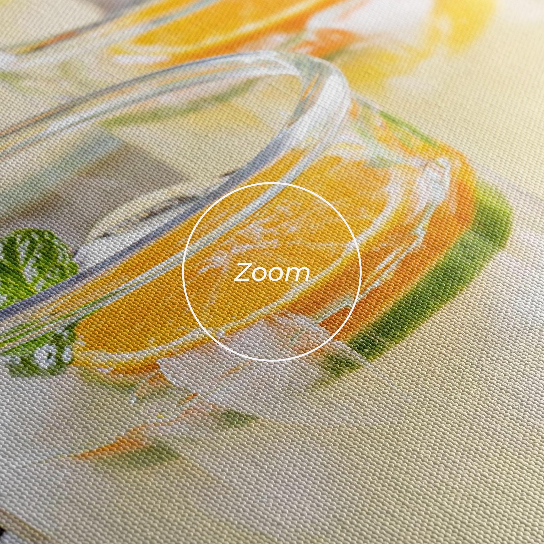 Vászonkép Citrus Fruit Lemonade mockup 3