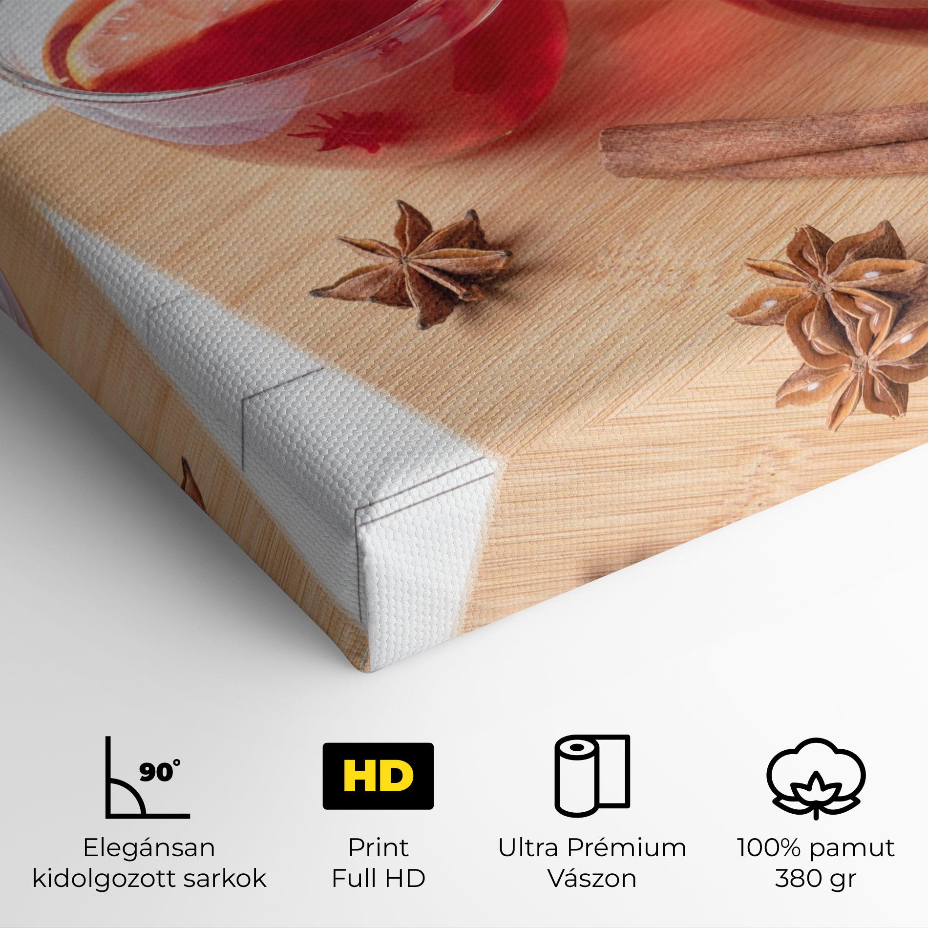 Vászonkép Pomegranate Lemon mockup 4