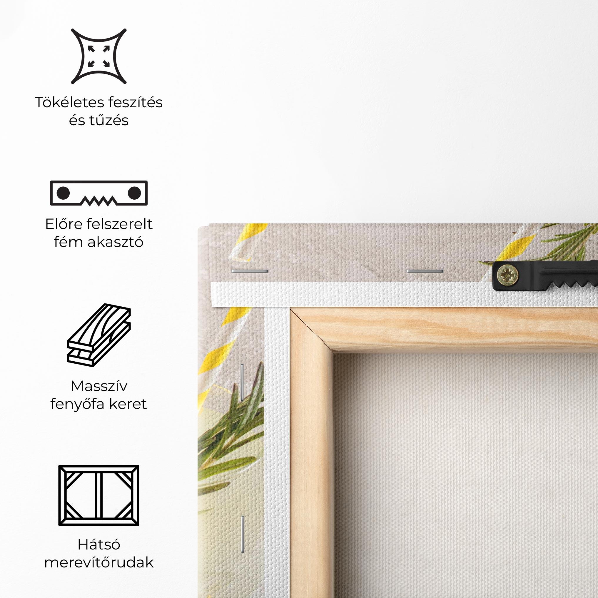 Vászonkép Homemade Rosemary Drink mockup 5