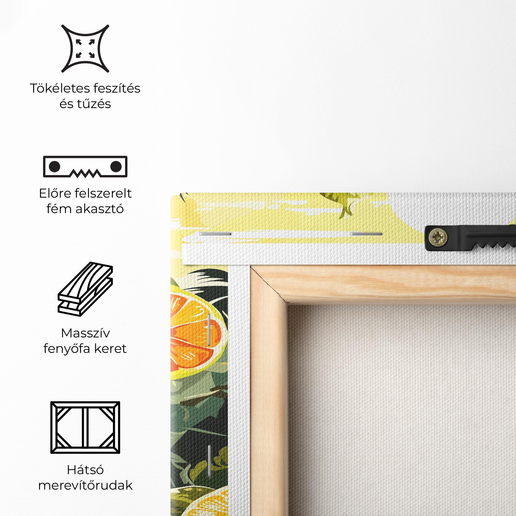 Vászonkép Orange Drink mockup 5