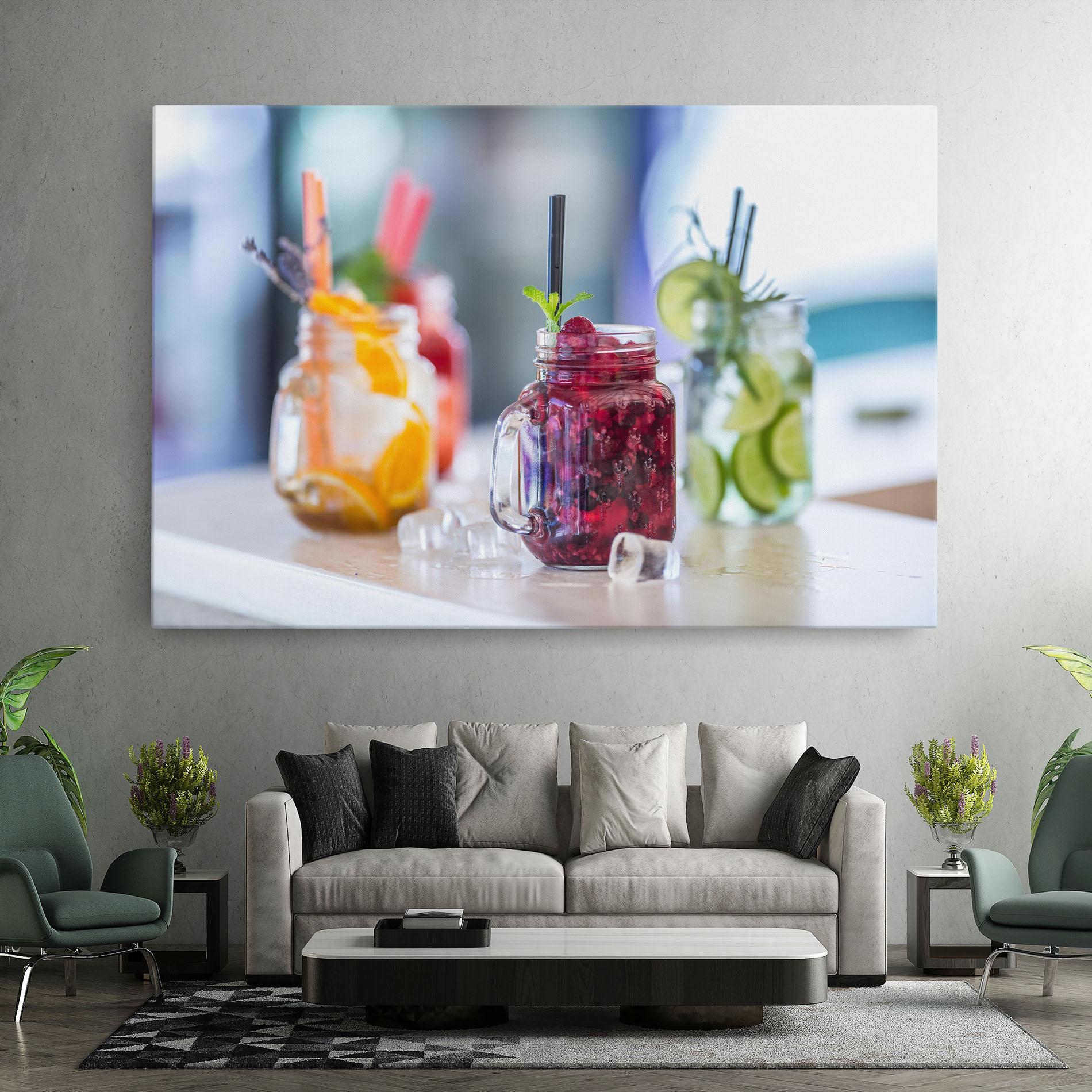 Vászonkép Orange Lime Lemonades mockup 7