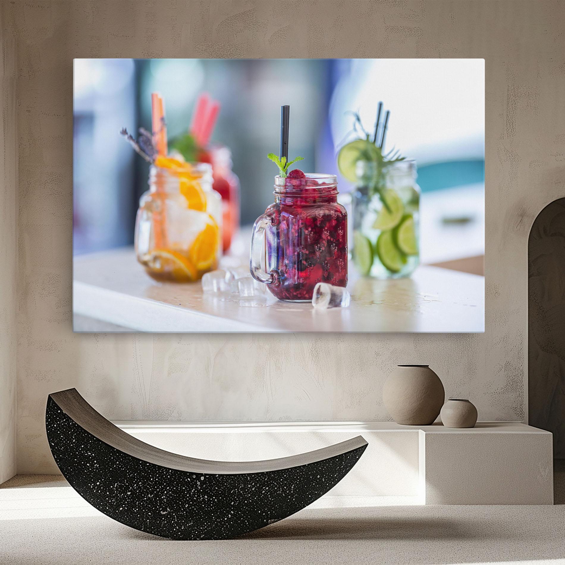 Vászonkép Orange Lime Lemonades mockup 8