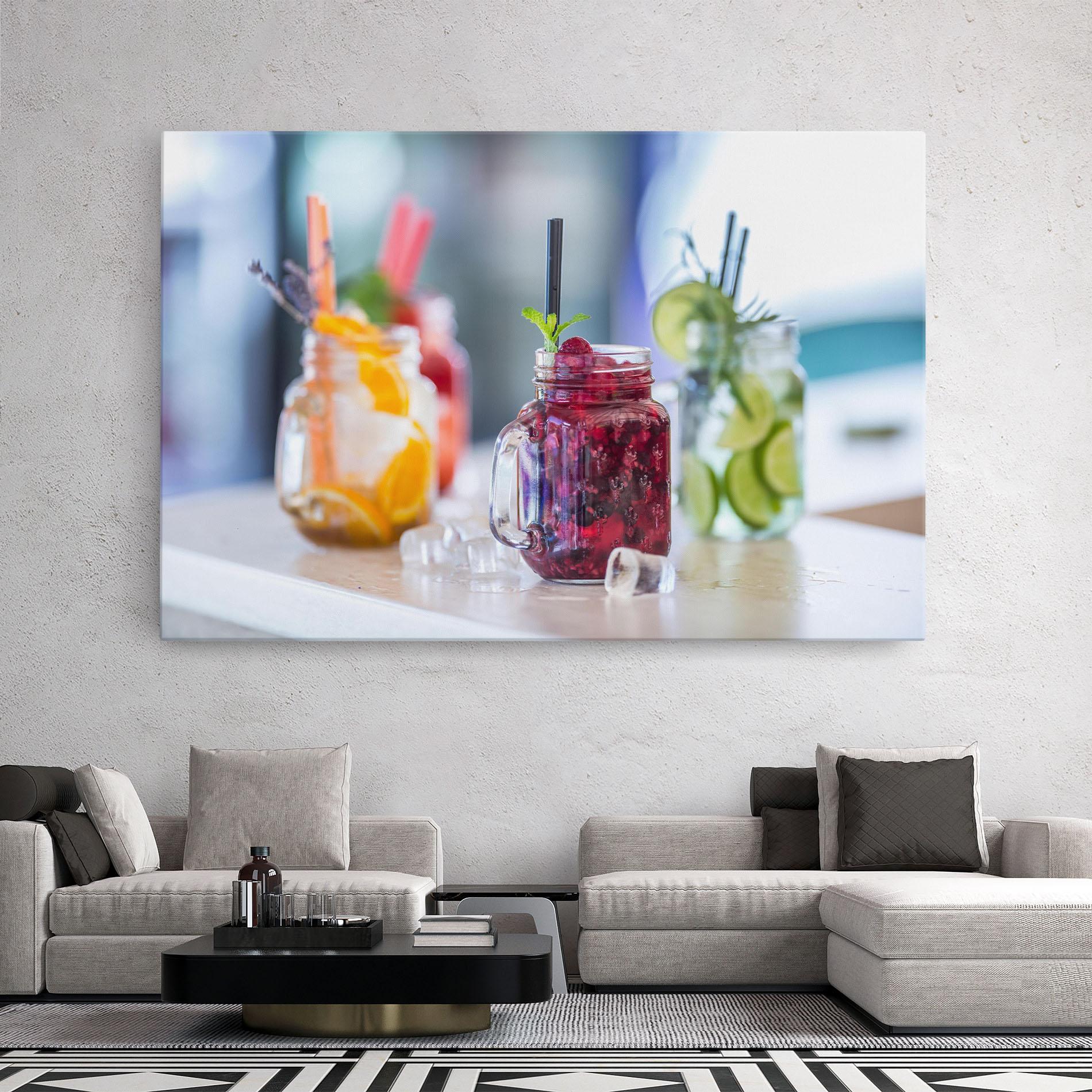 Vászonkép Orange Lime Lemonades mockup 2