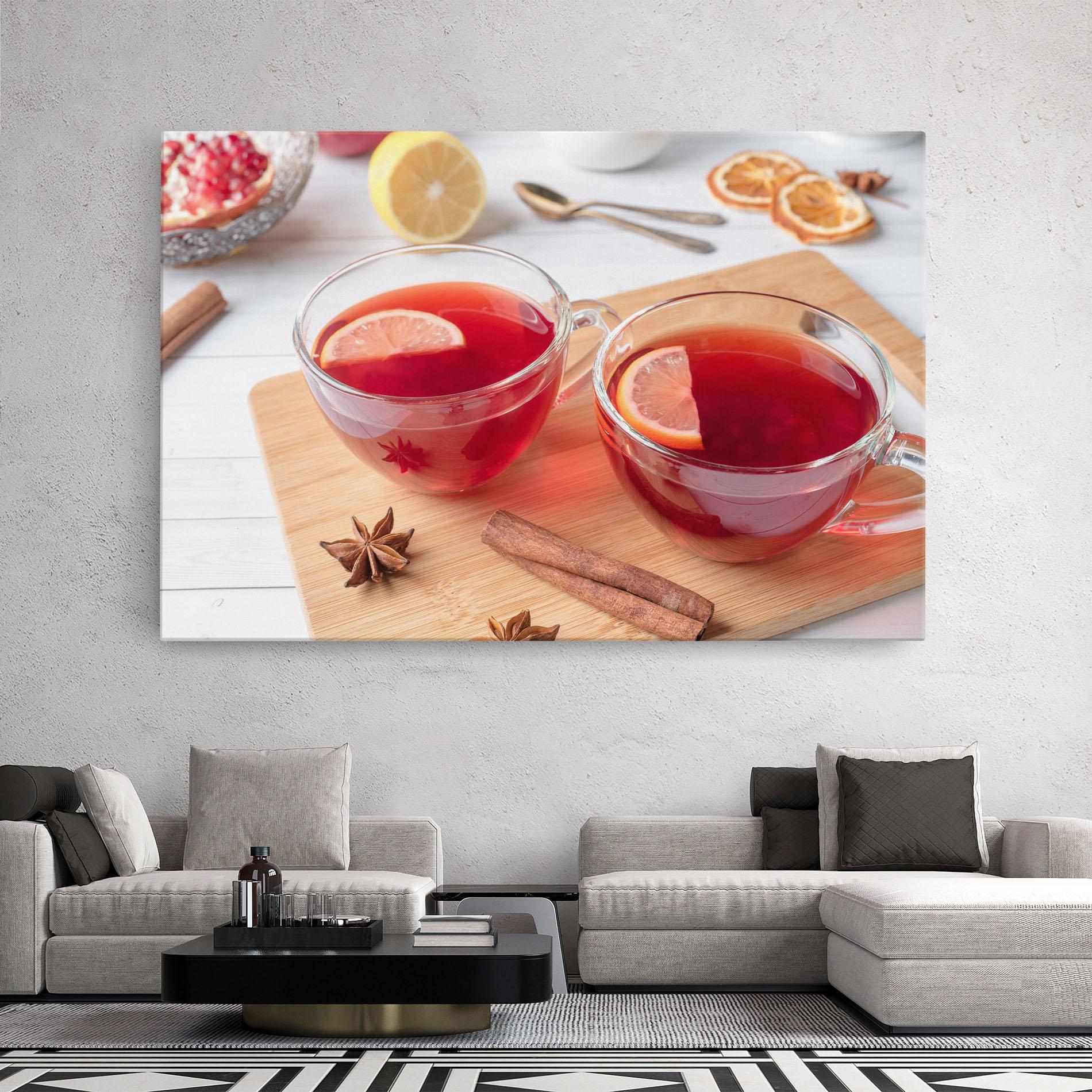 Vászonkép Pomegranate Lemon mockup 2