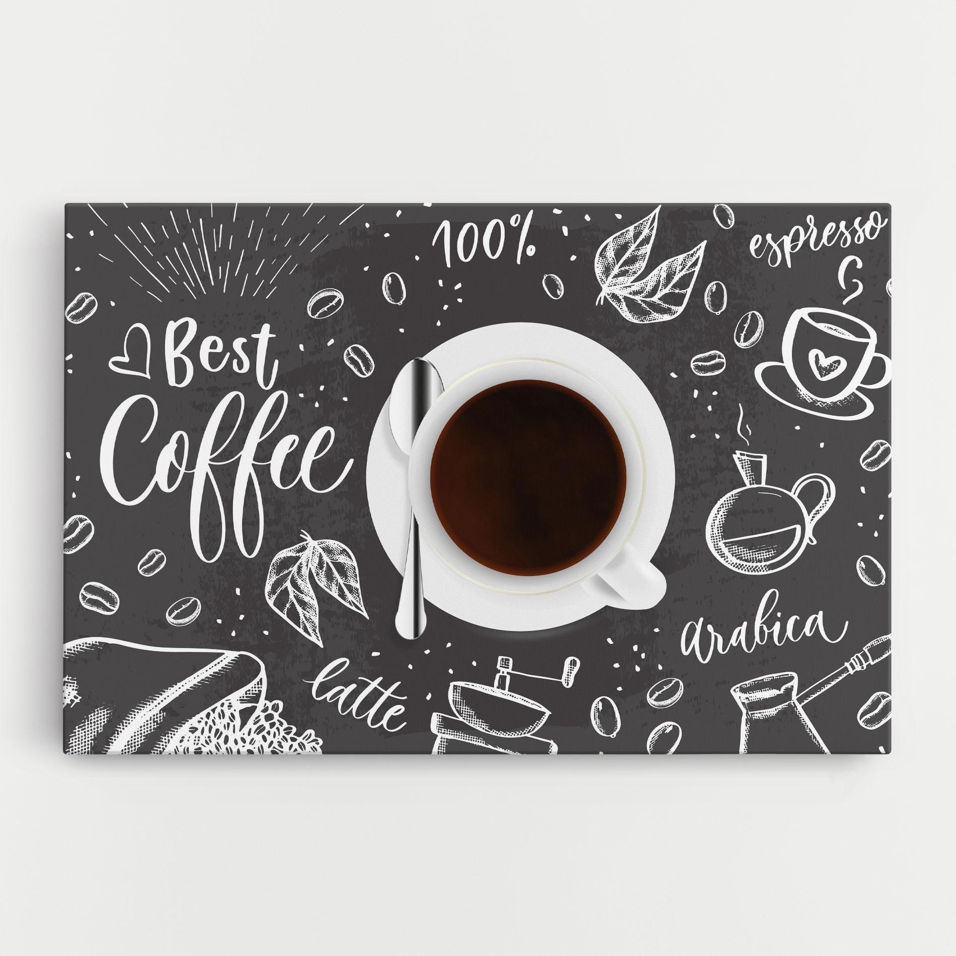 Vászonkép Best Coffee mockup 0