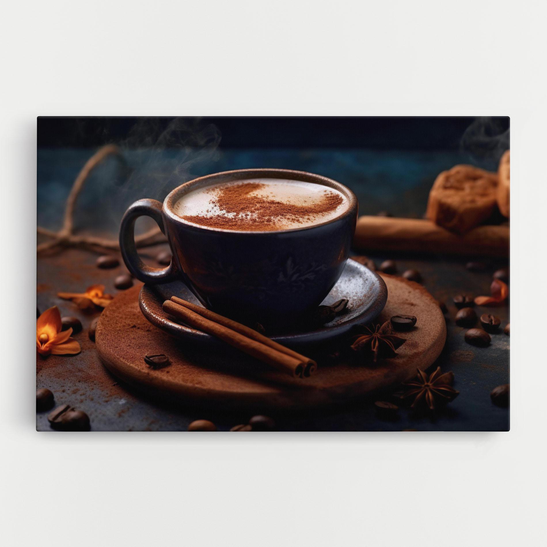Vászonkép Cinnamon Coffee Cup mockup 0