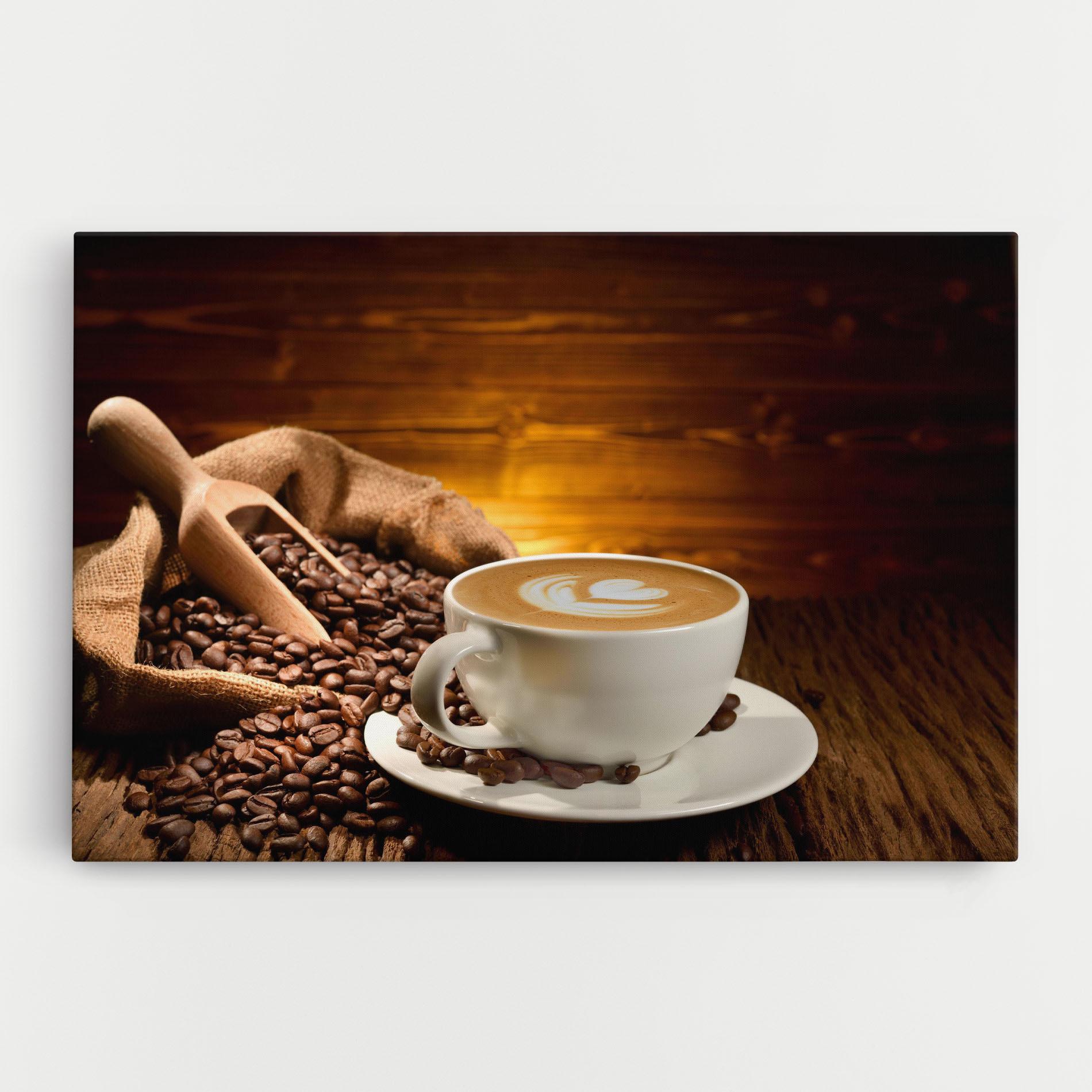 Vászonkép Latte Coffee mockup 0