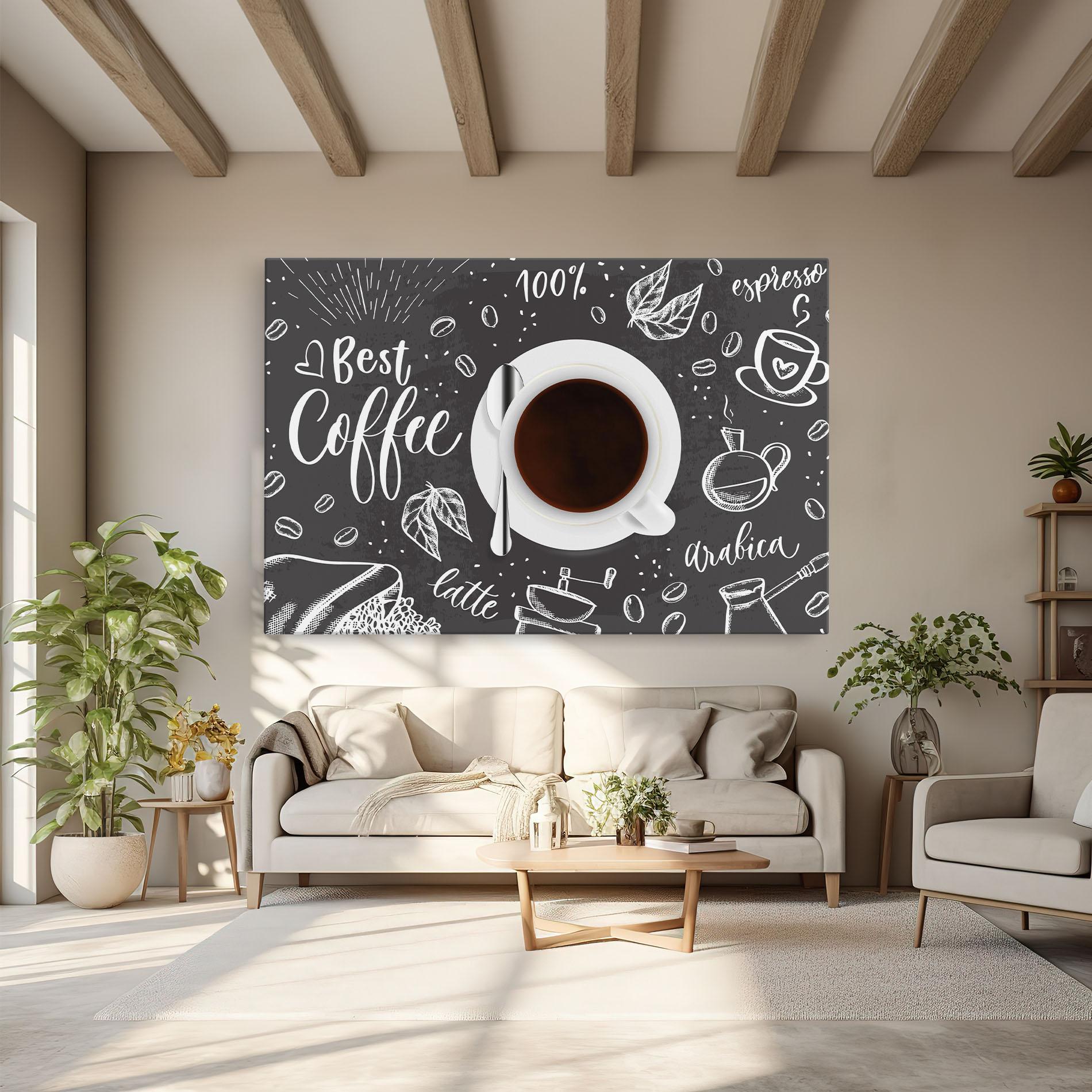 Vászonkép Best Coffee mockup 6