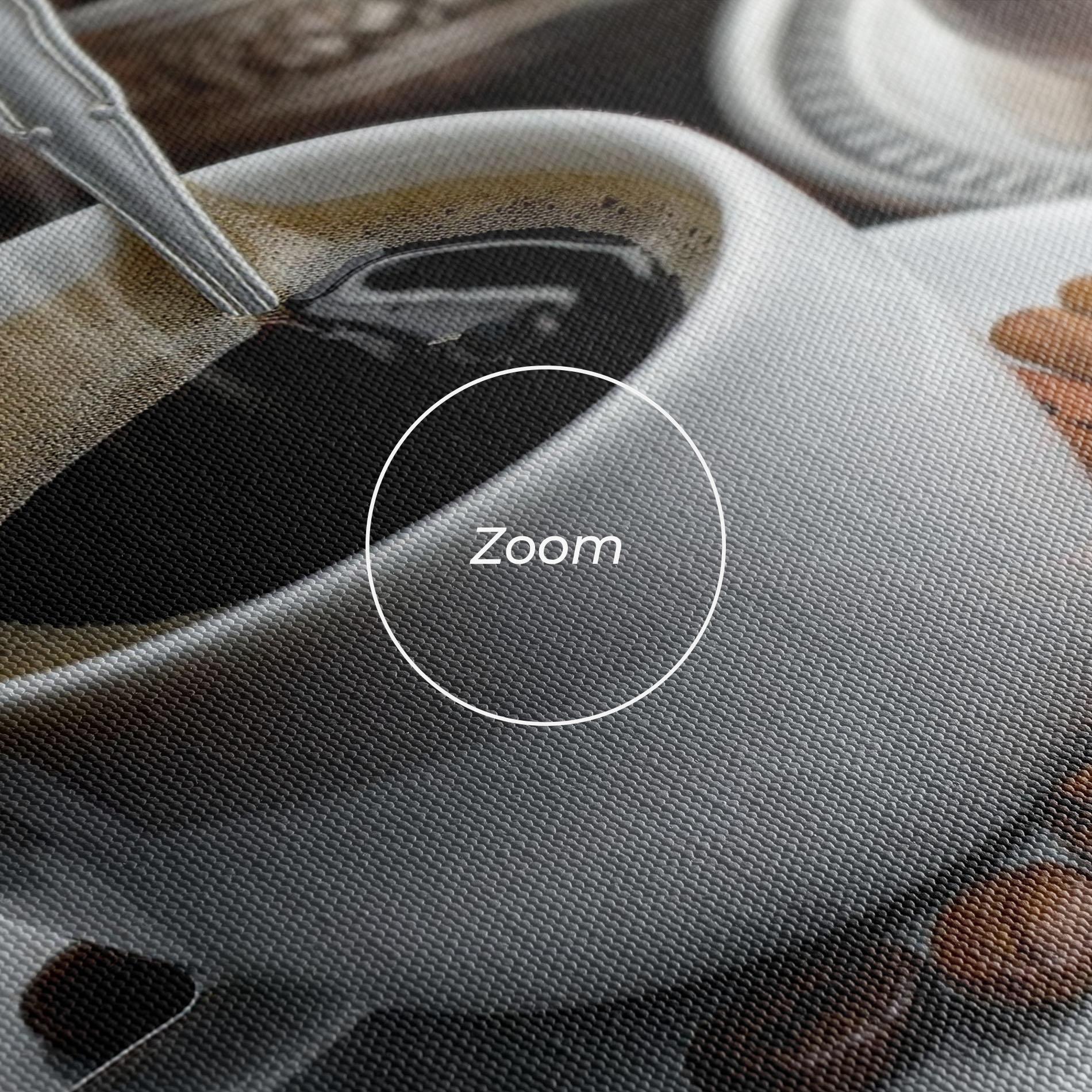 Vászonkép Black Coffee Beans mockup 3