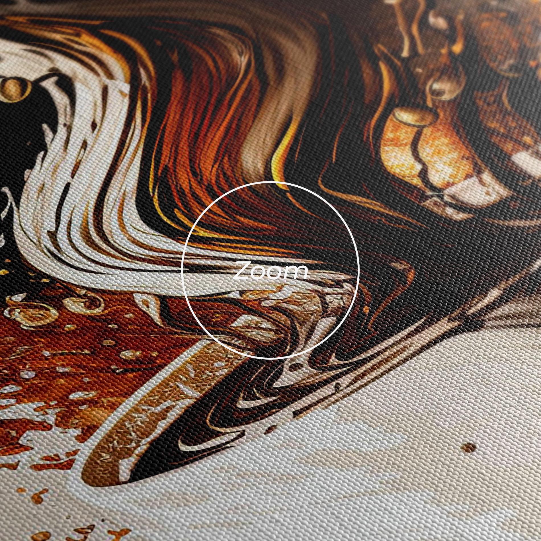 Vászonkép Coffee Art mockup 3