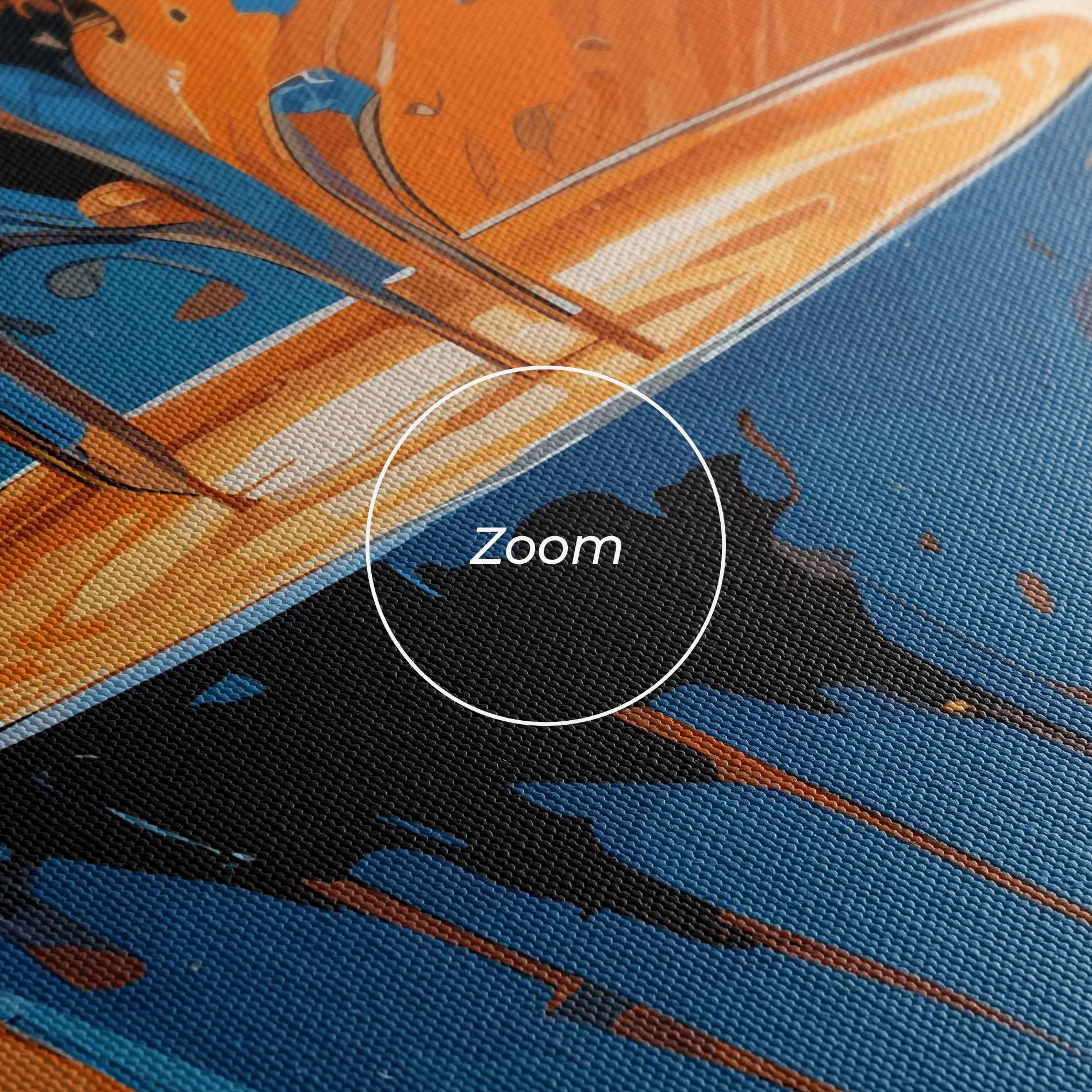 Vászonkép Coffee Blue Orange mockup 3