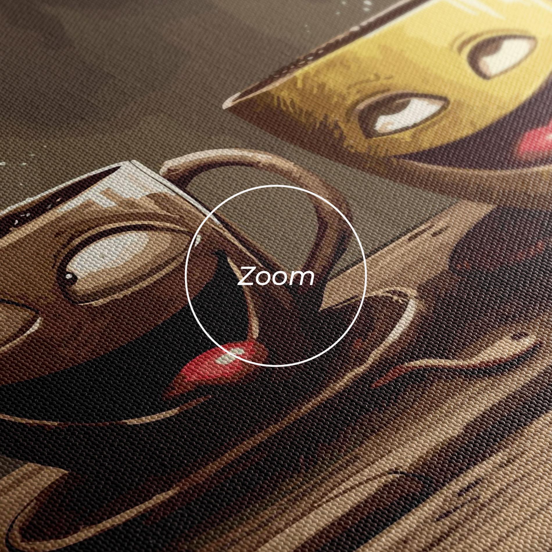 Vászonkép Coffee Faces mockup 3