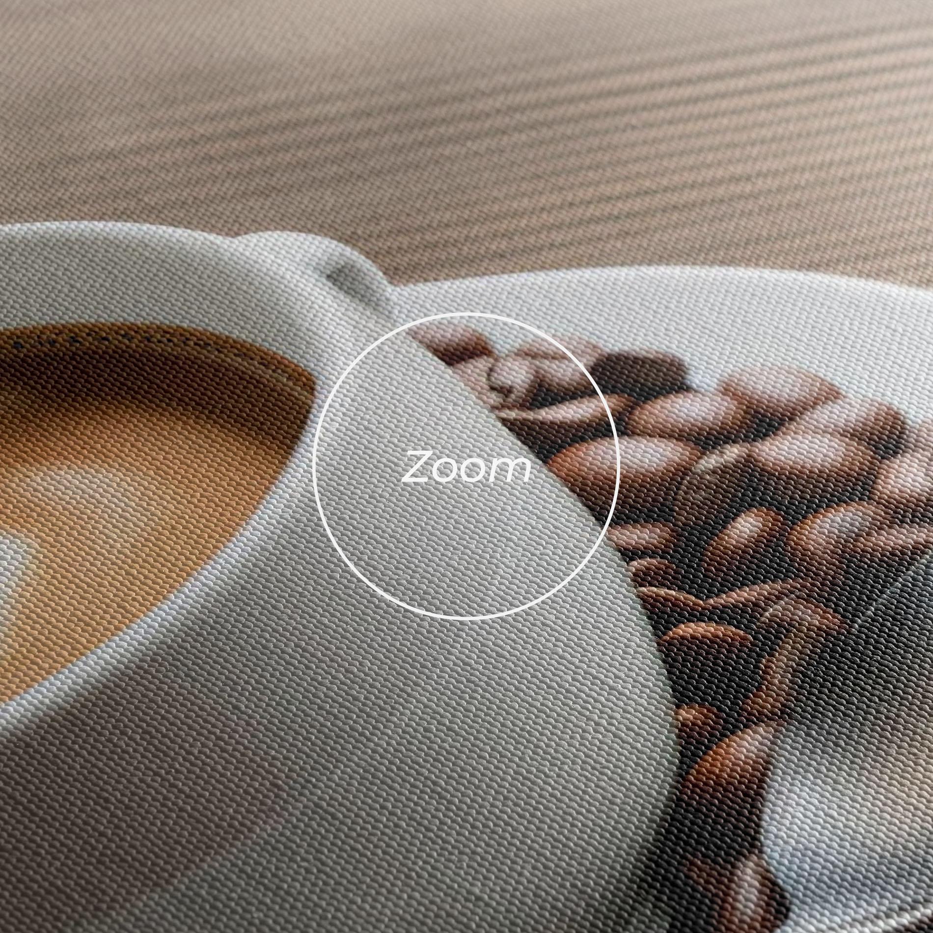 Vászonkép Coffee On Table mockup 3