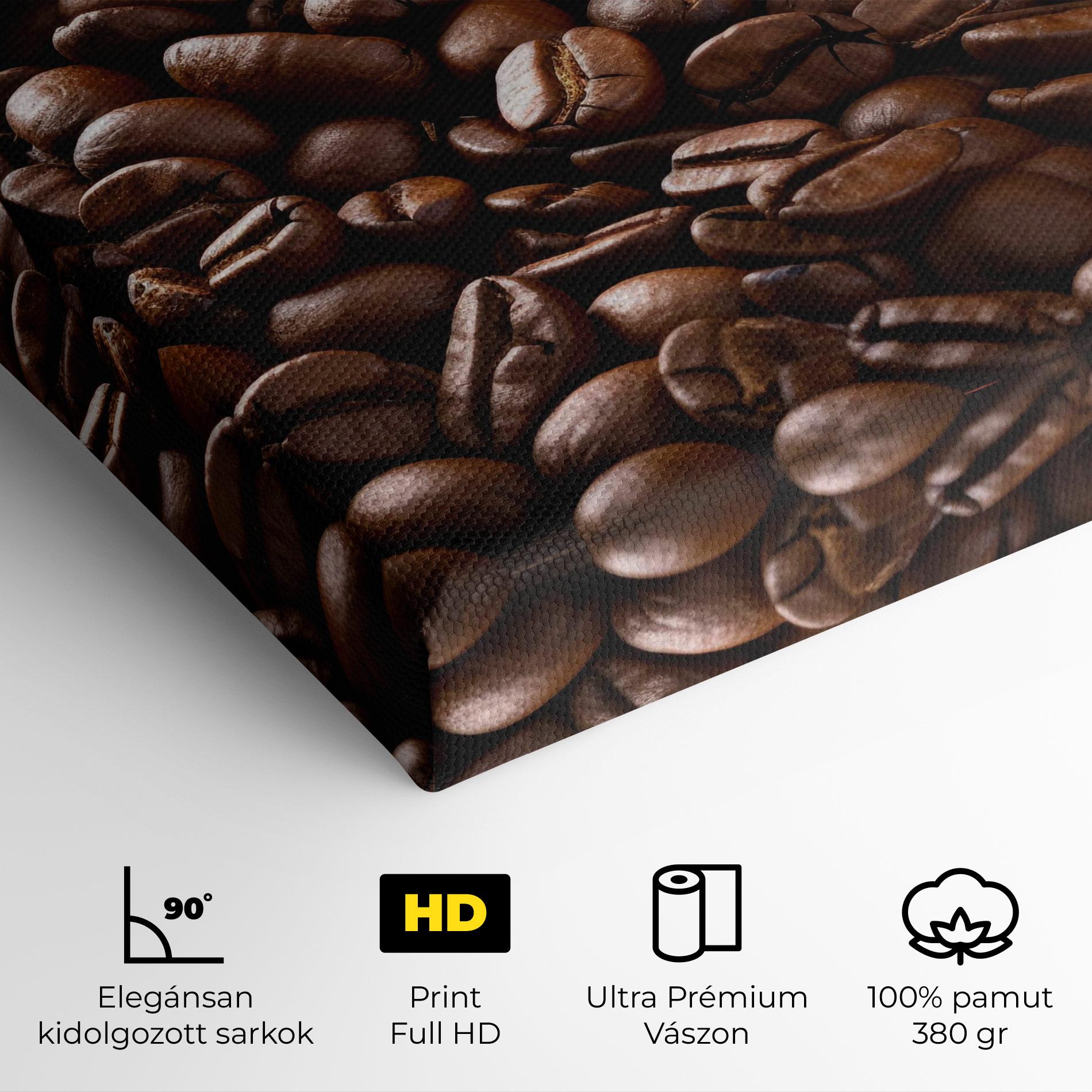 Vászonkép Bag Of Coffee Beans mockup 4