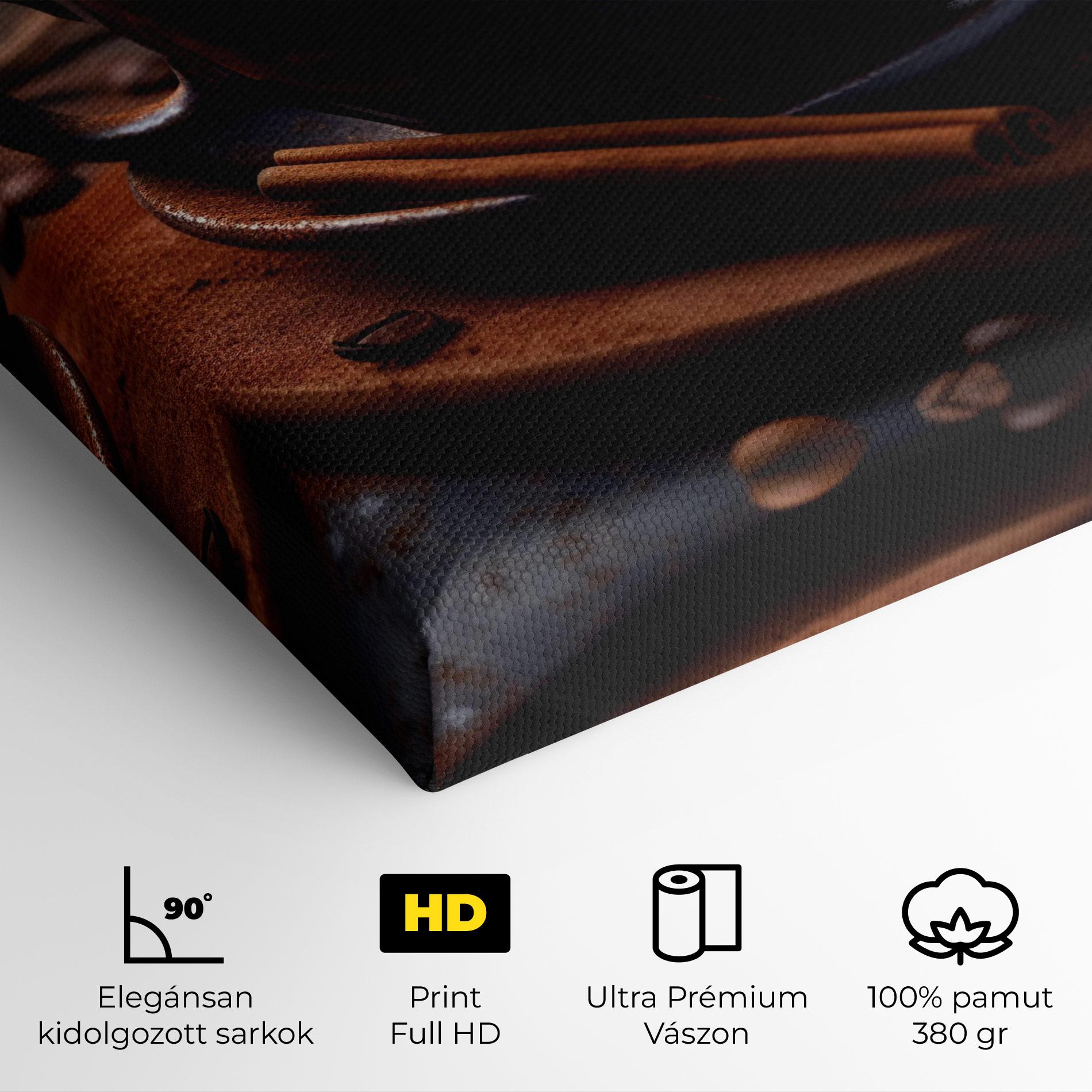 Vászonkép Cinnamon Coffee Cup mockup 4