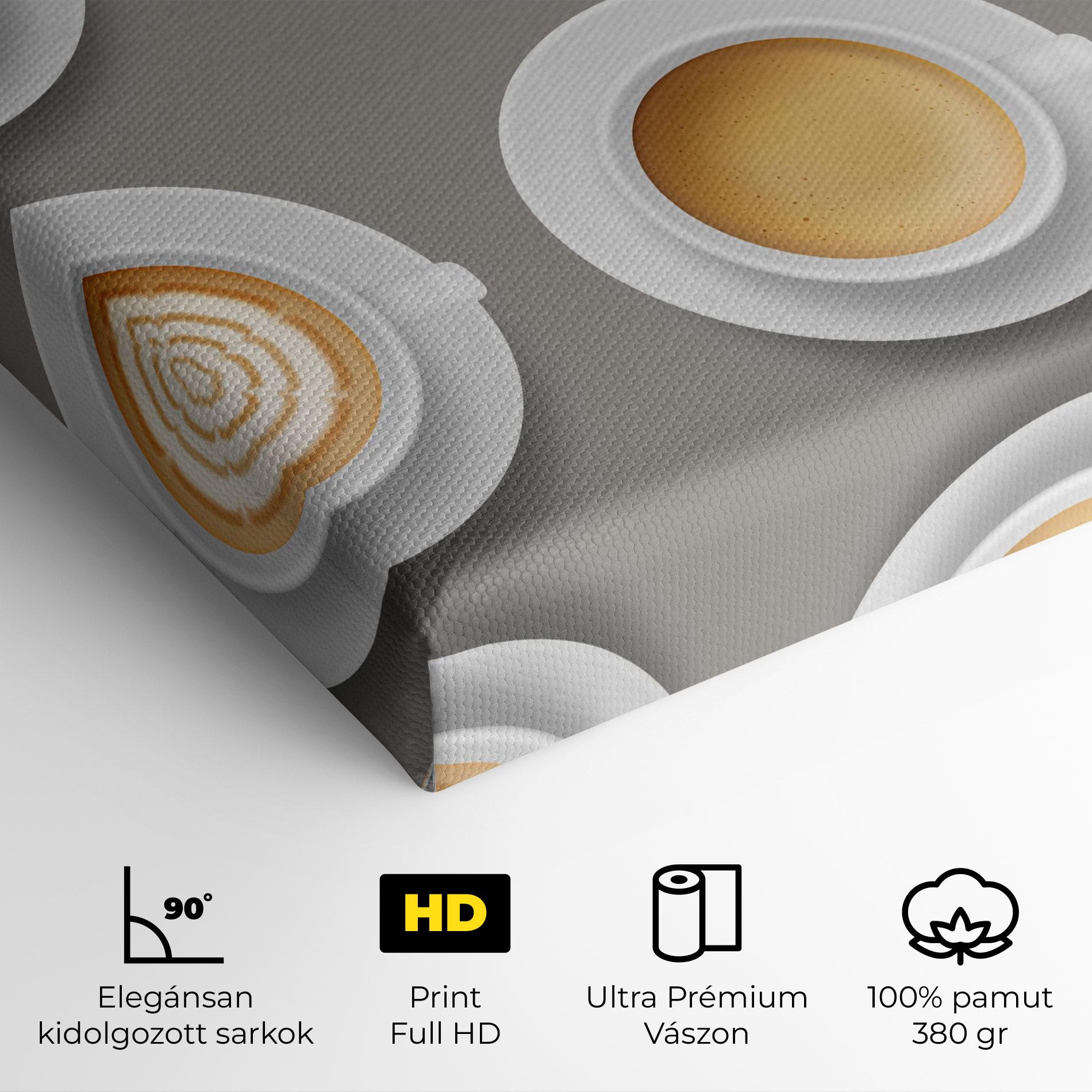 Vászonkép Coffee Cups Mix mockup 4