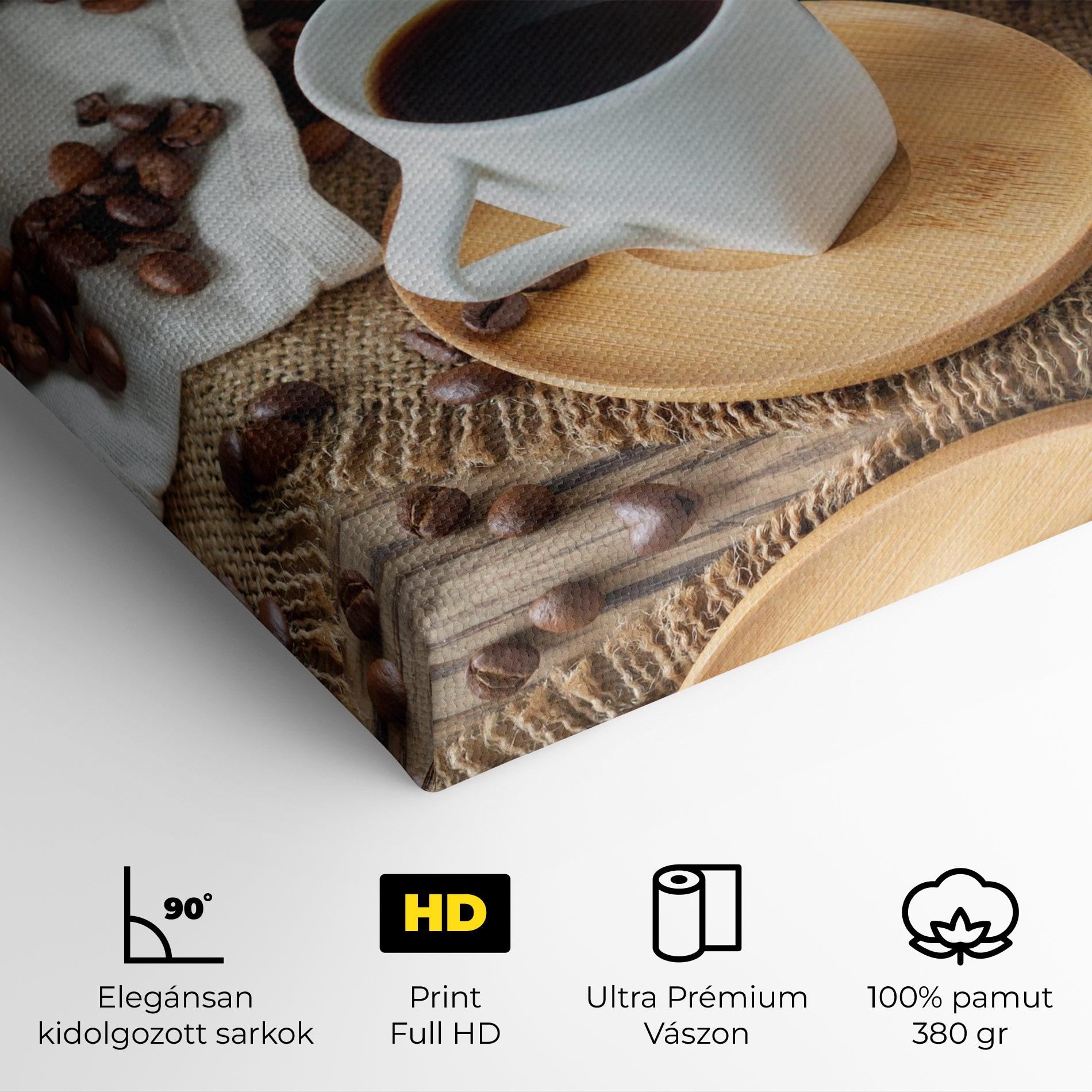 Vászonkép Fresh Espresso mockup 4