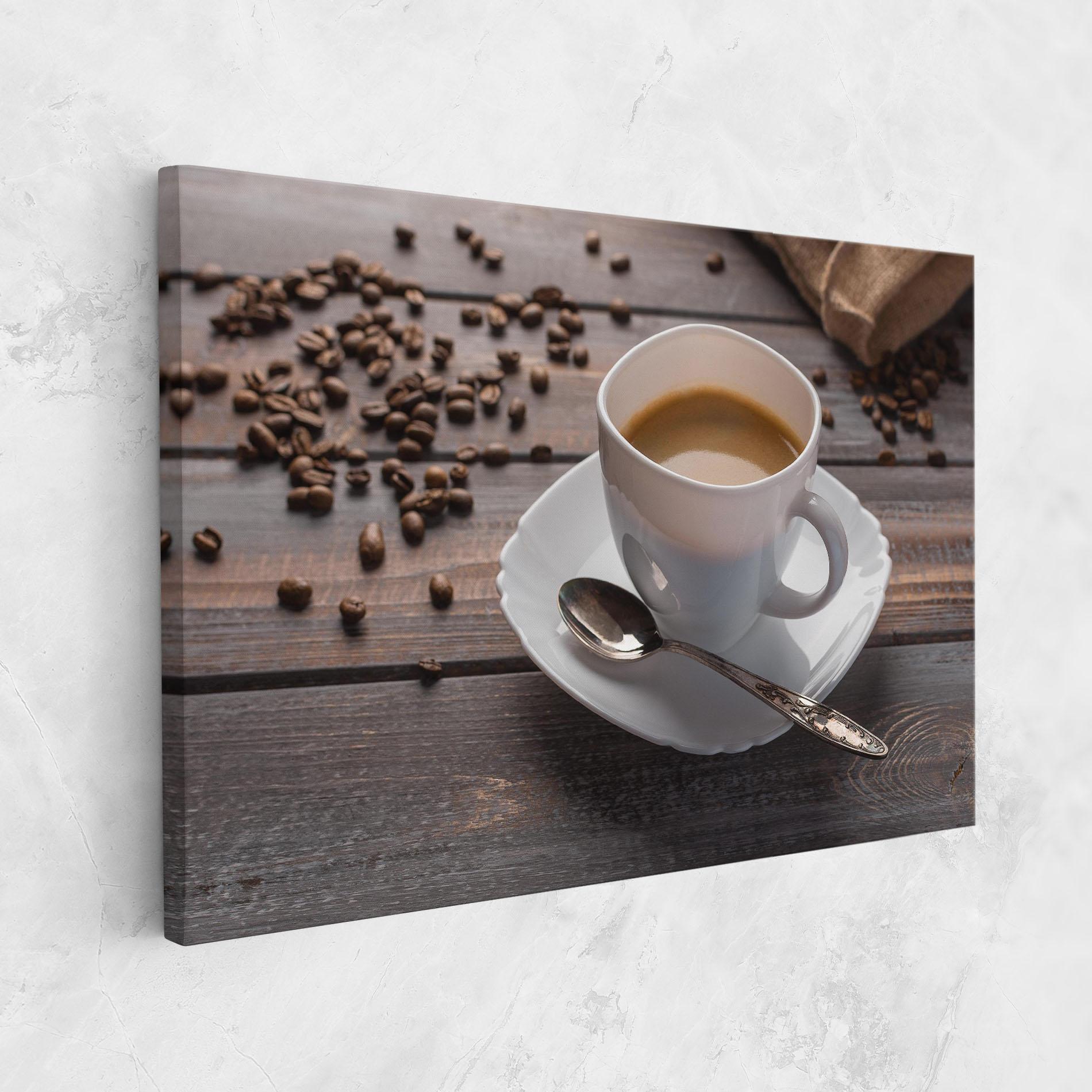 Vászonkép Aroma Coffee mockup 1
