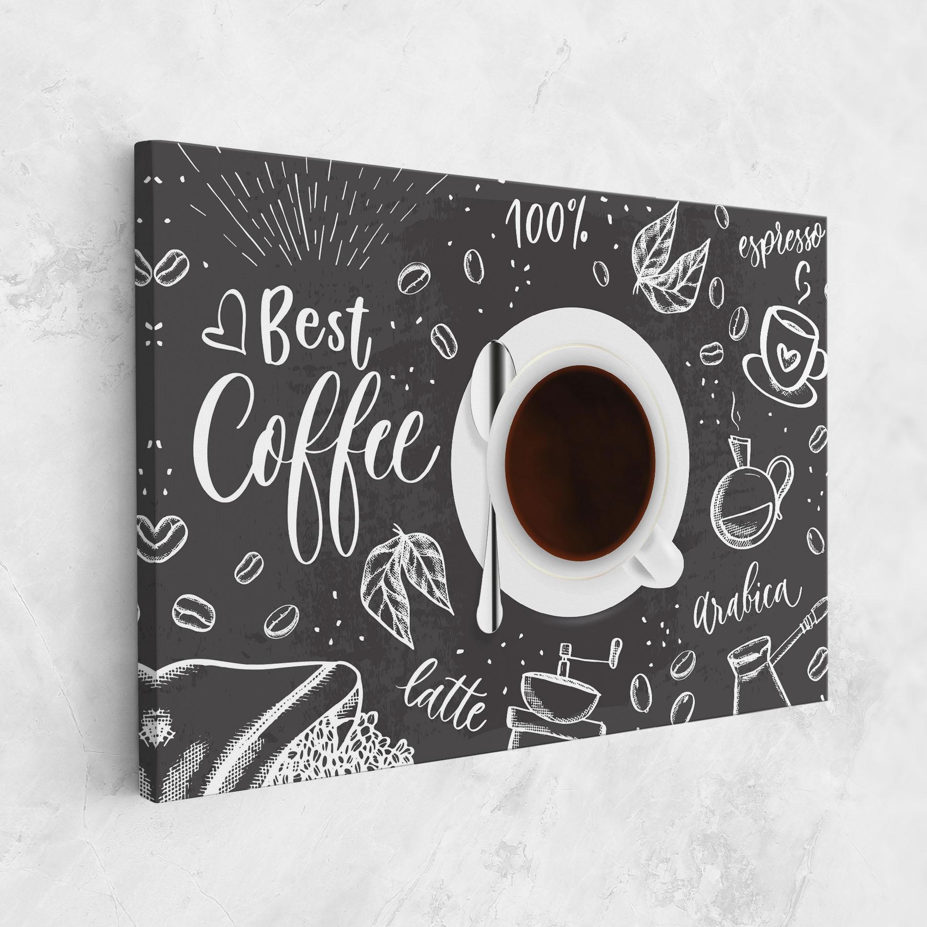 Vászonkép Best Coffee mockup 1
