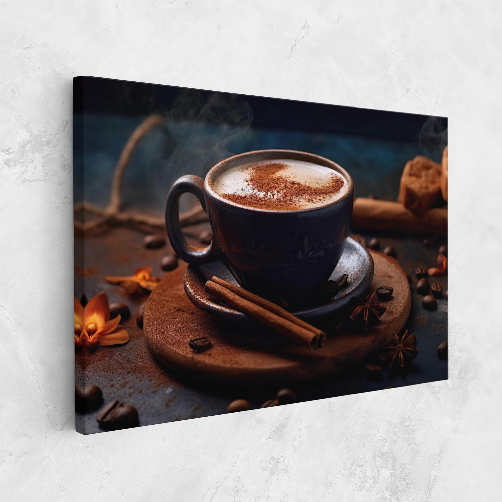 Vászonkép Cinnamon Coffee Cup mockup 1