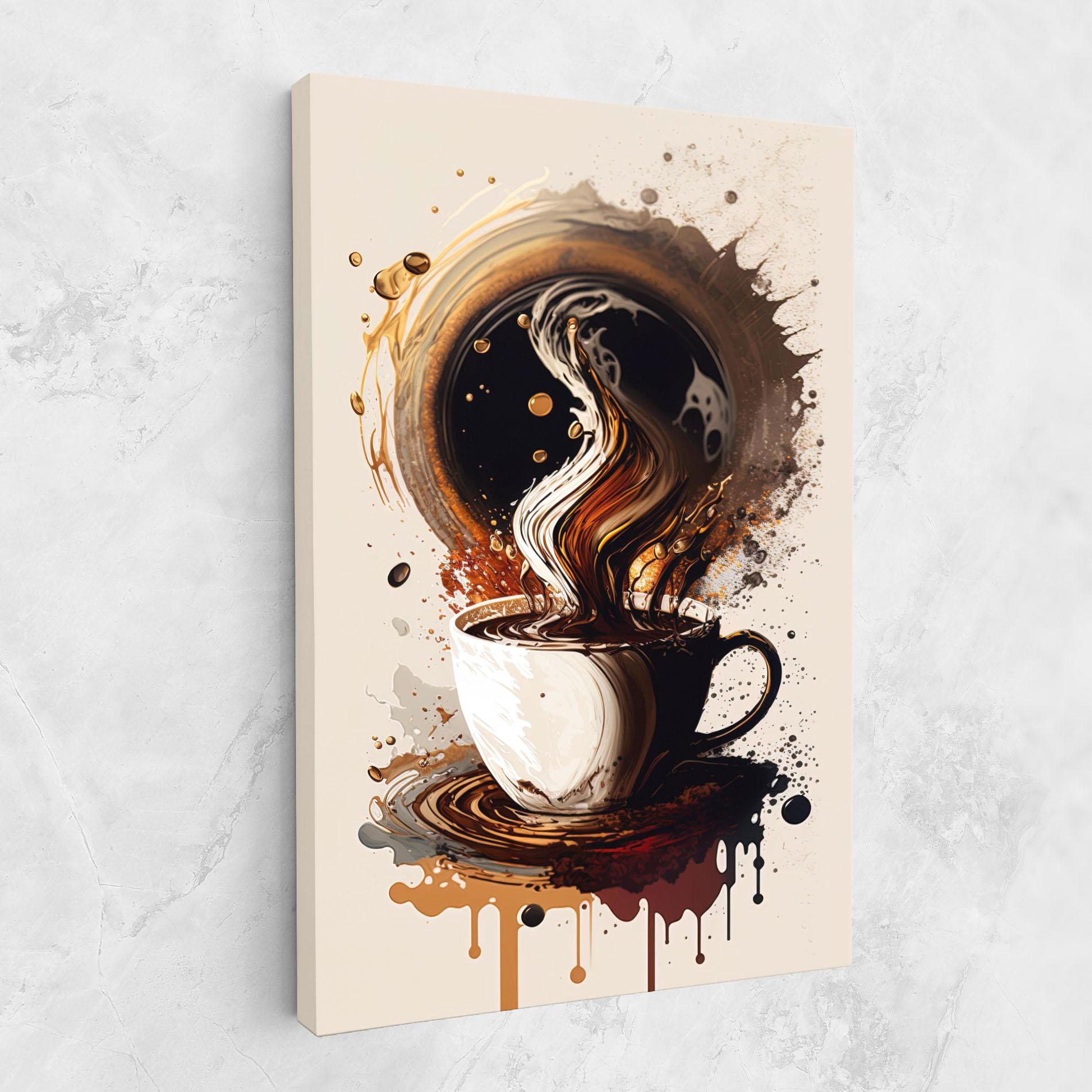Vászonkép Coffee Art mockup 1