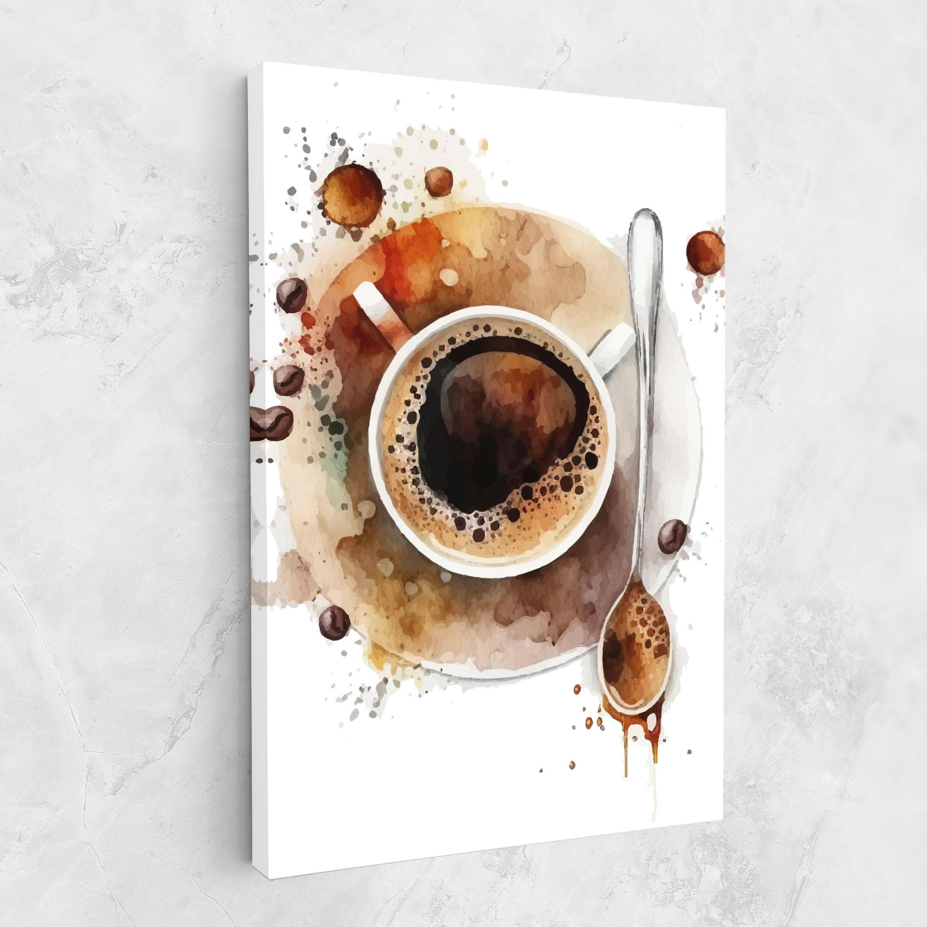Vászonkép Coffee Liquid mockup 1