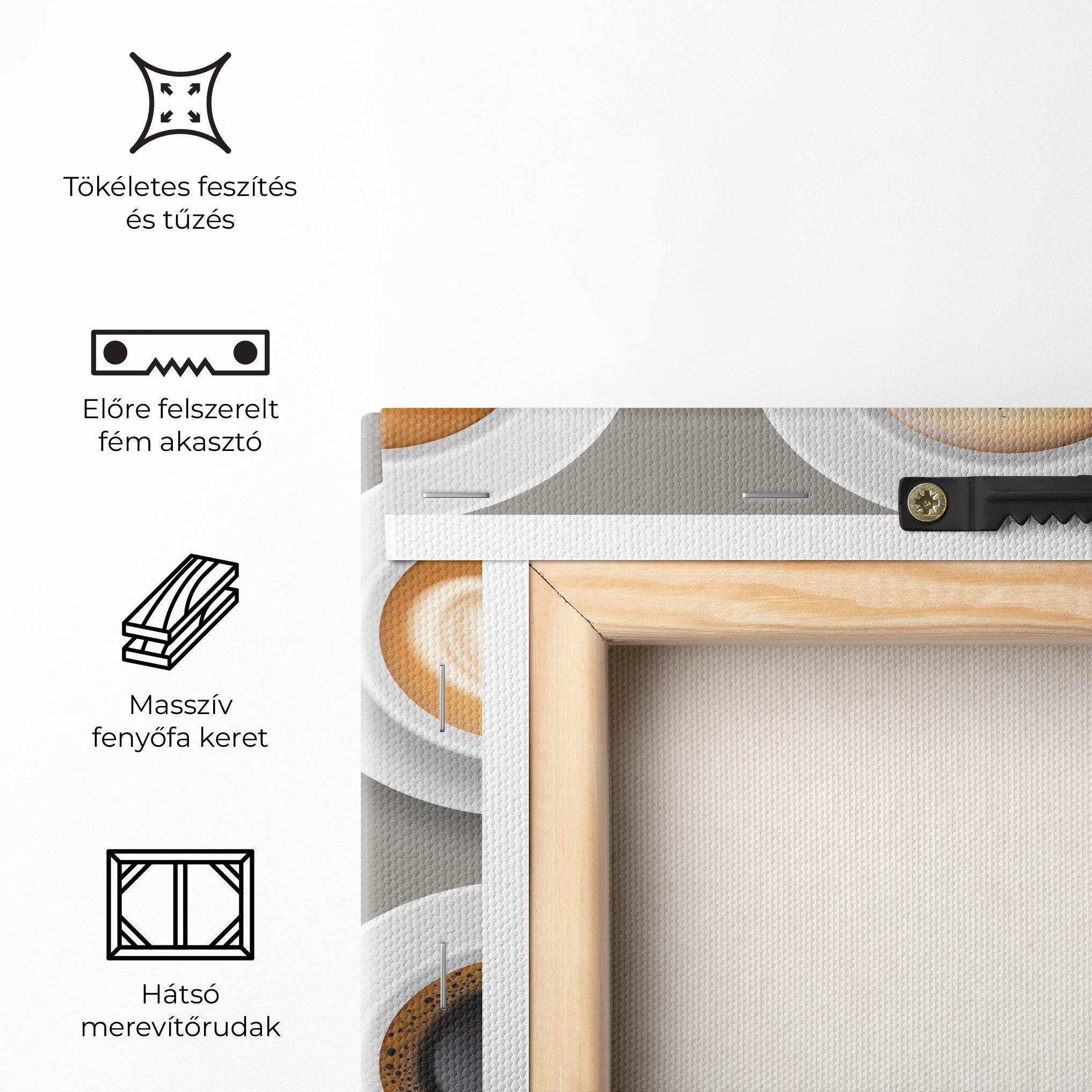 Vászonkép Coffee Cups Mix mockup 5