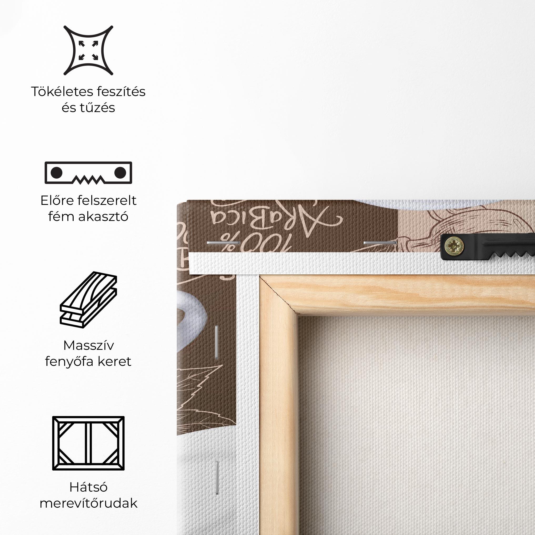 Vászonkép Coffee Time mockup 5