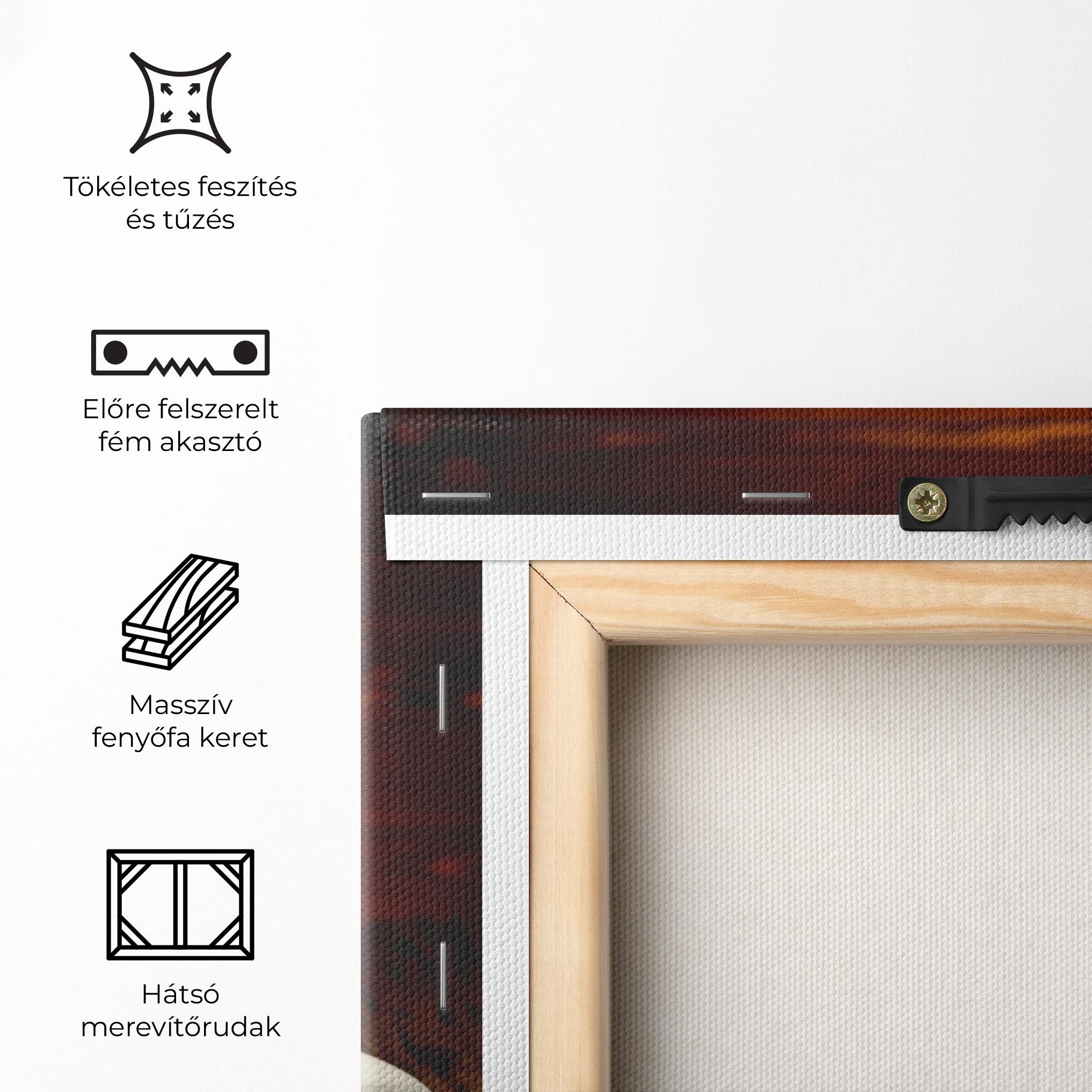 Vászonkép Latte Coffee mockup 5
