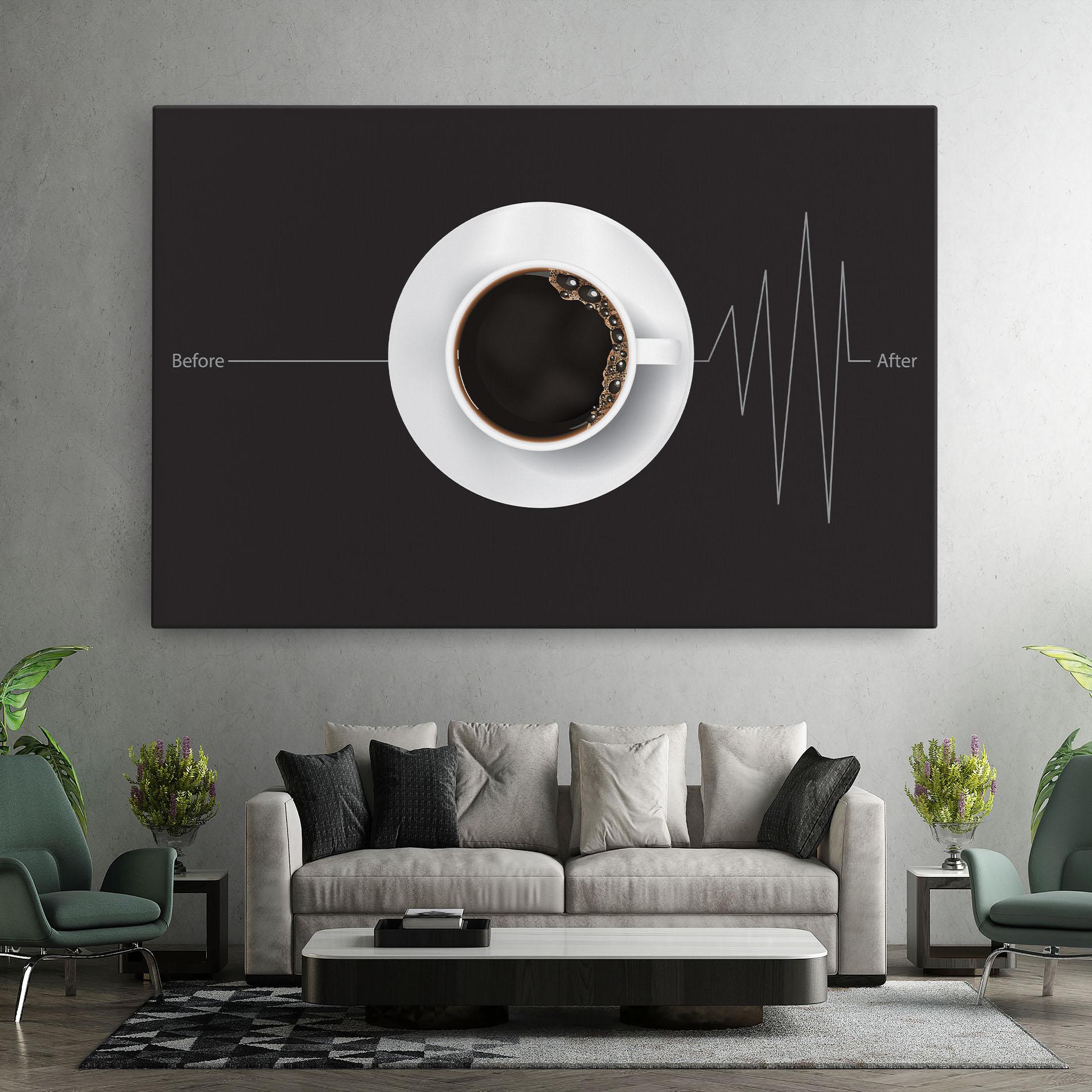 Vászonkép After Coffee mockup 7