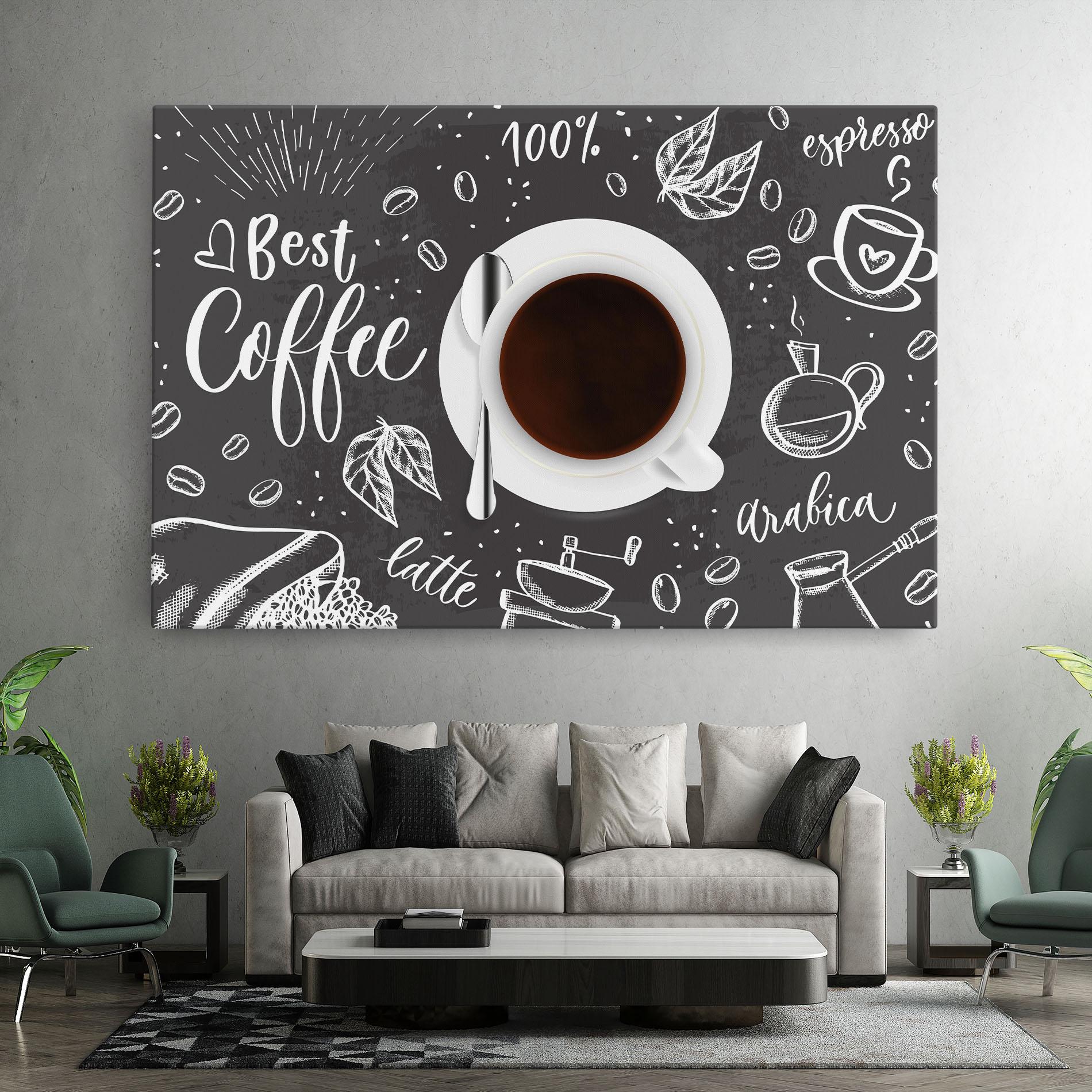 Vászonkép Best Coffee mockup 7