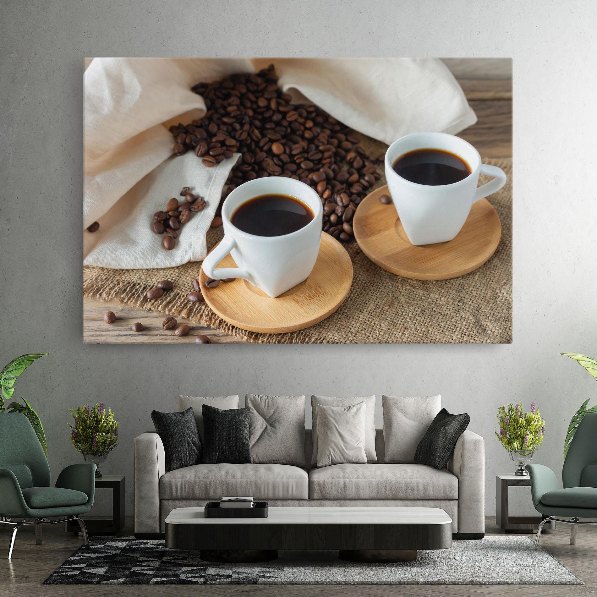 Vászonkép Fresh Espresso mockup 7