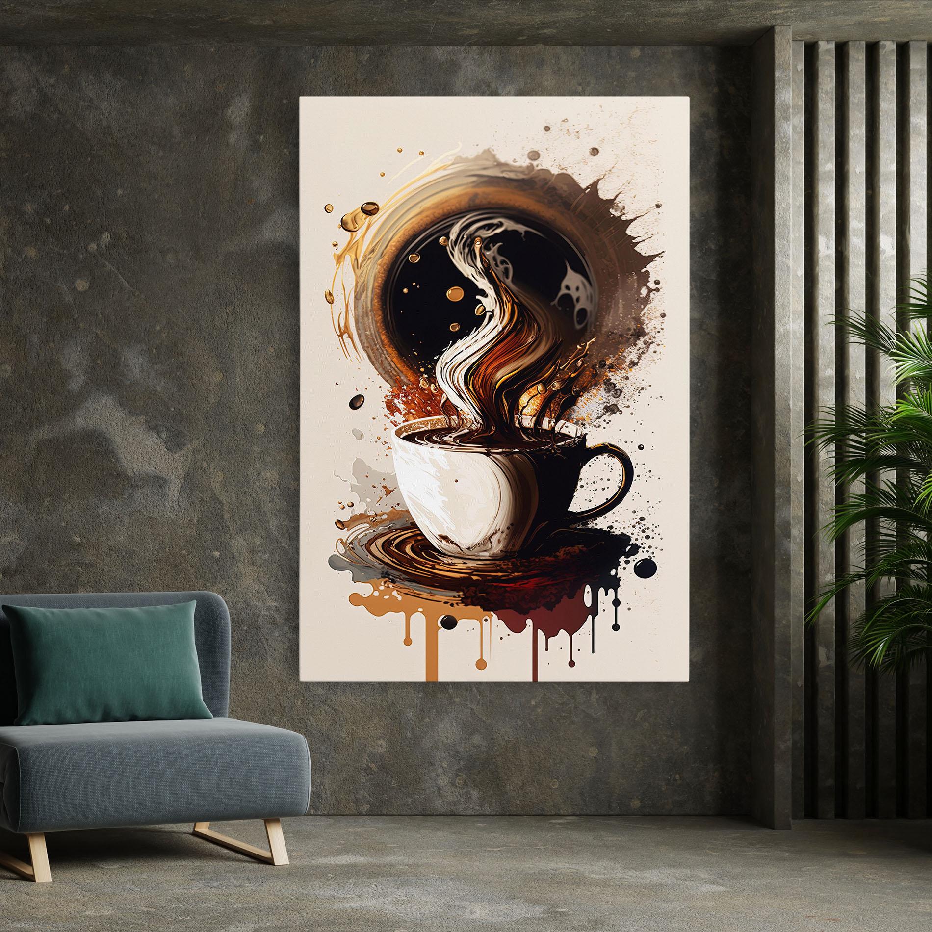 Vászonkép Coffee Art mockup 7