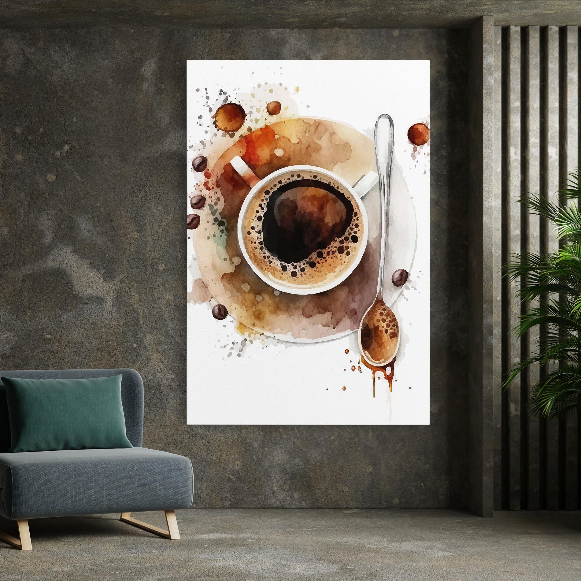 Vászonkép Coffee Liquid mockup 7