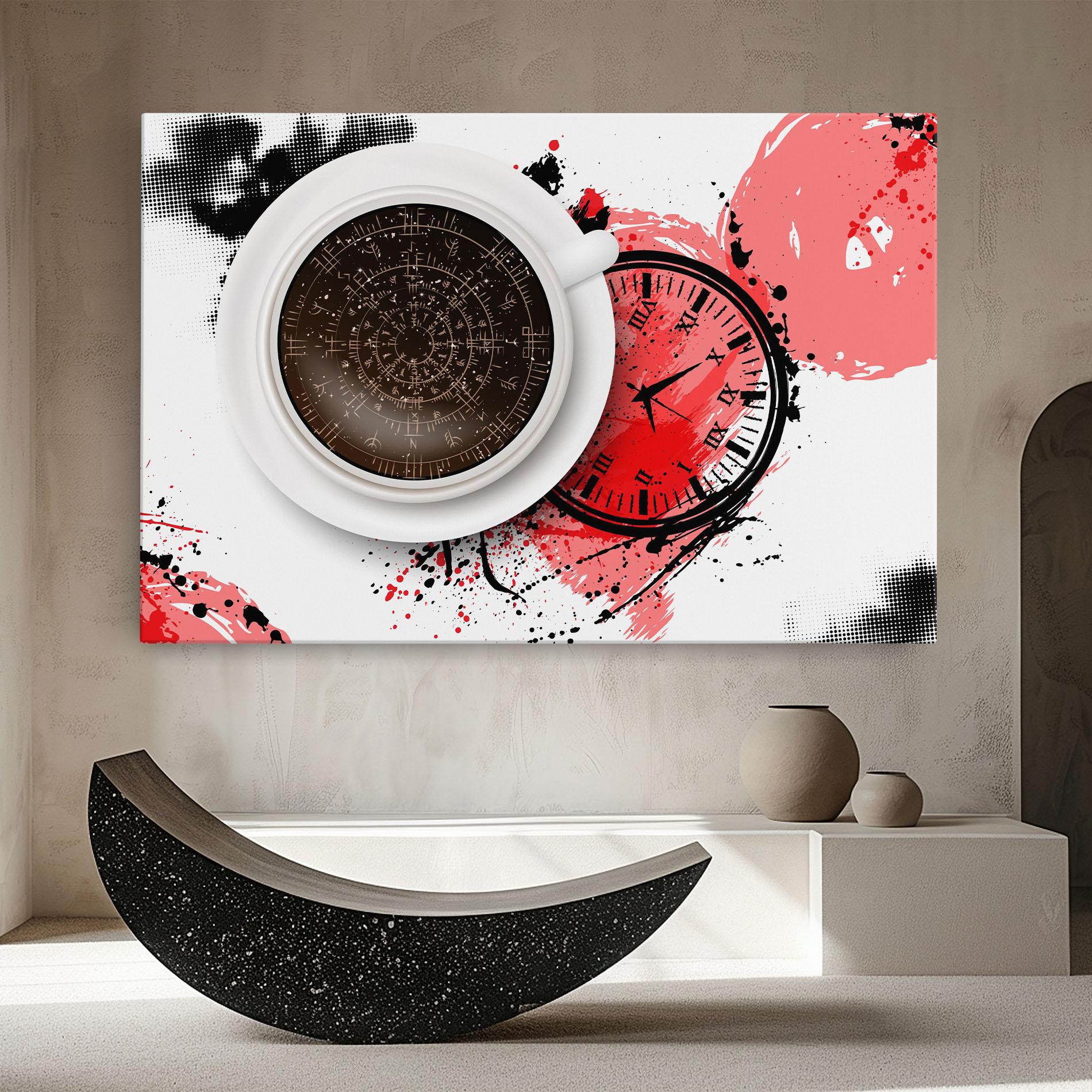 Vászonkép Coffee Reading mockup 8