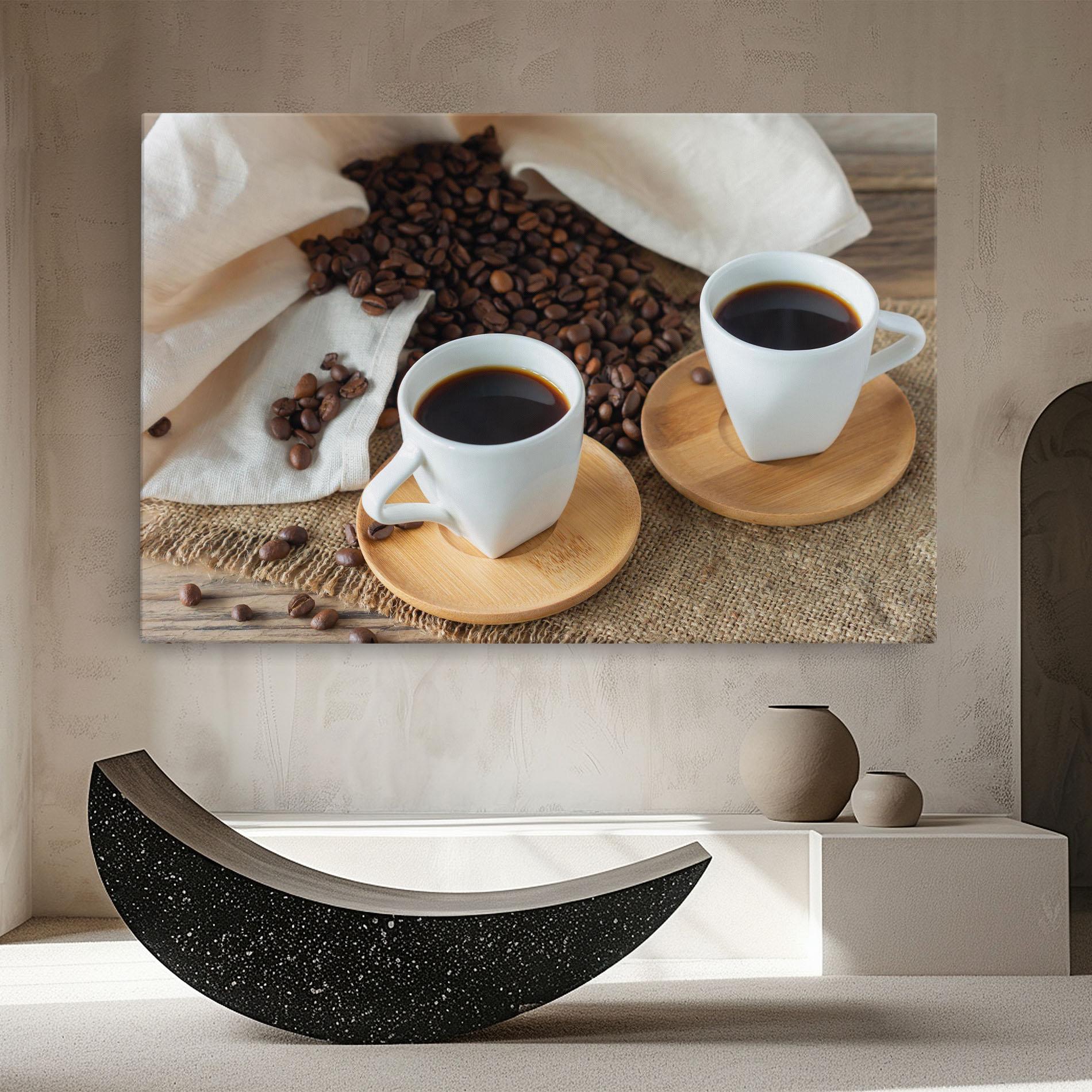 Vászonkép Fresh Espresso mockup 8