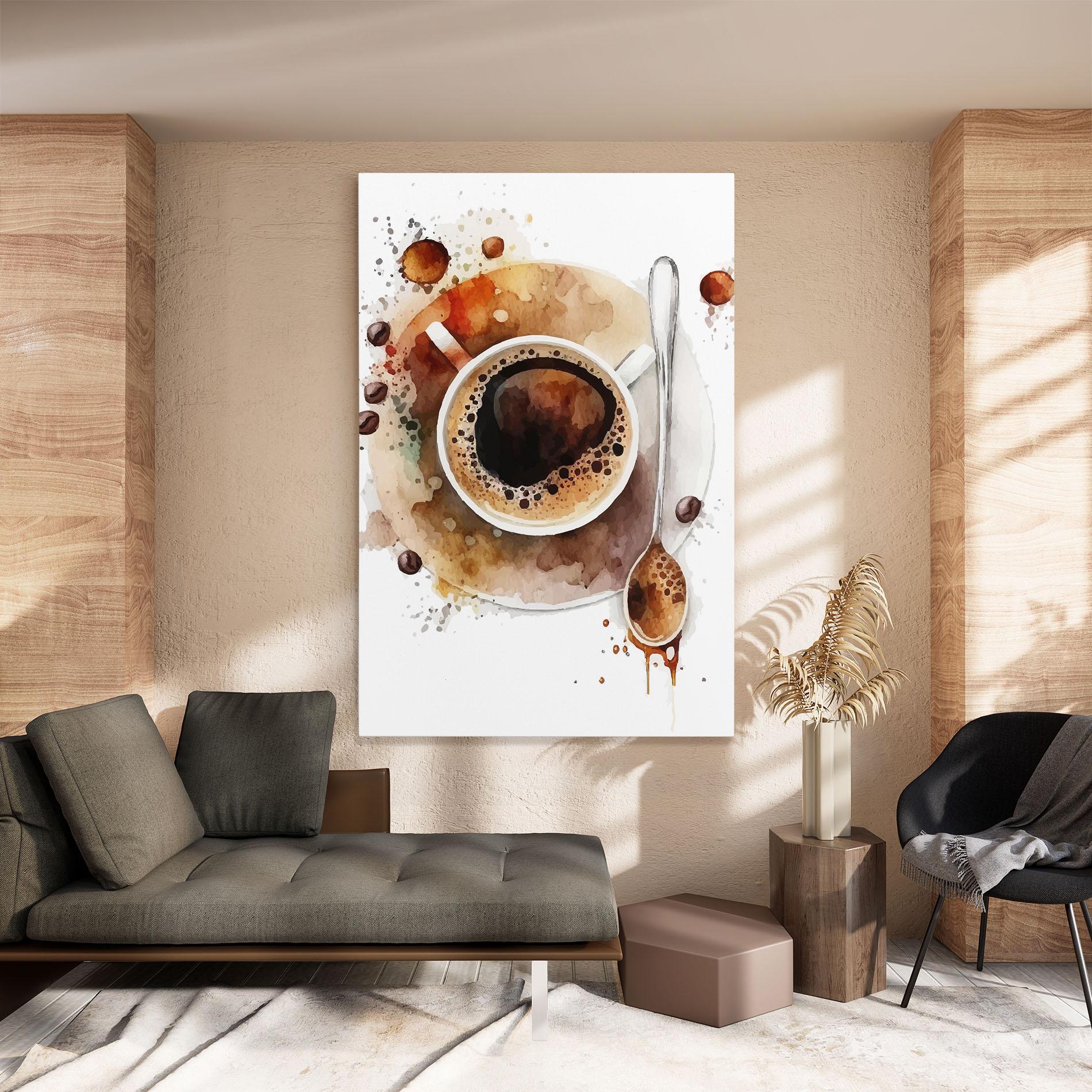 Vászonkép Coffee Liquid mockup 8