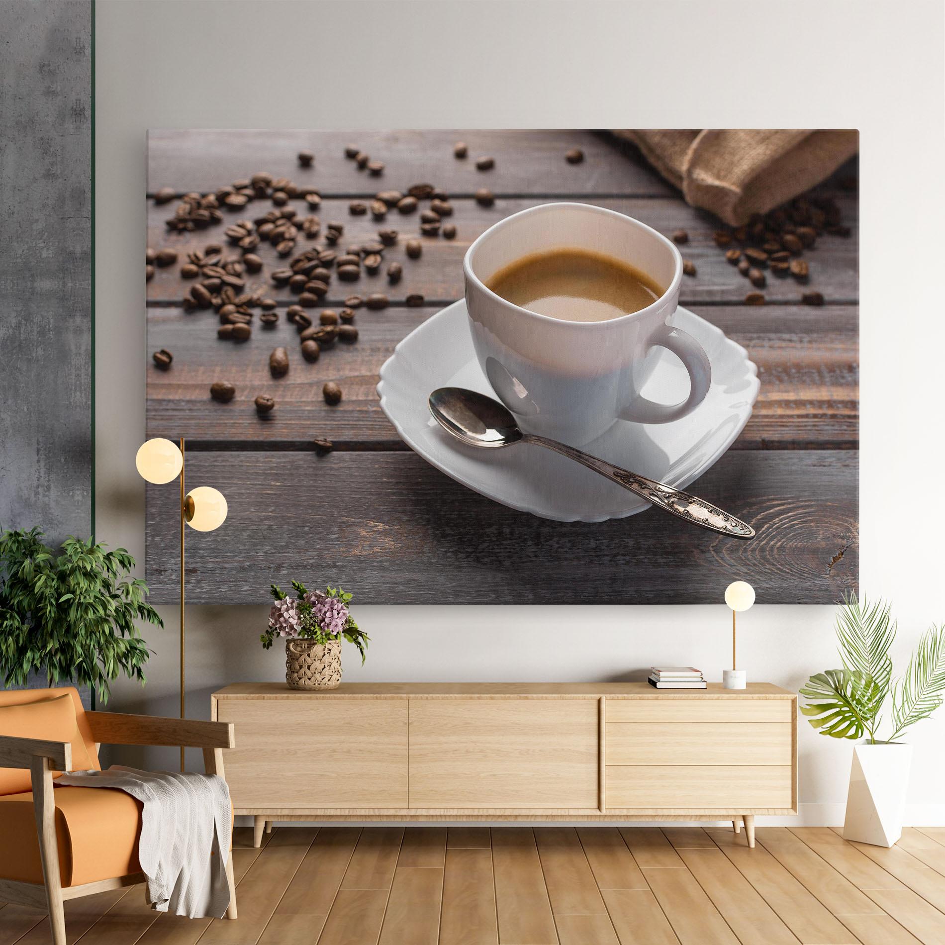 Vászonkép Aroma Coffee mockup 9